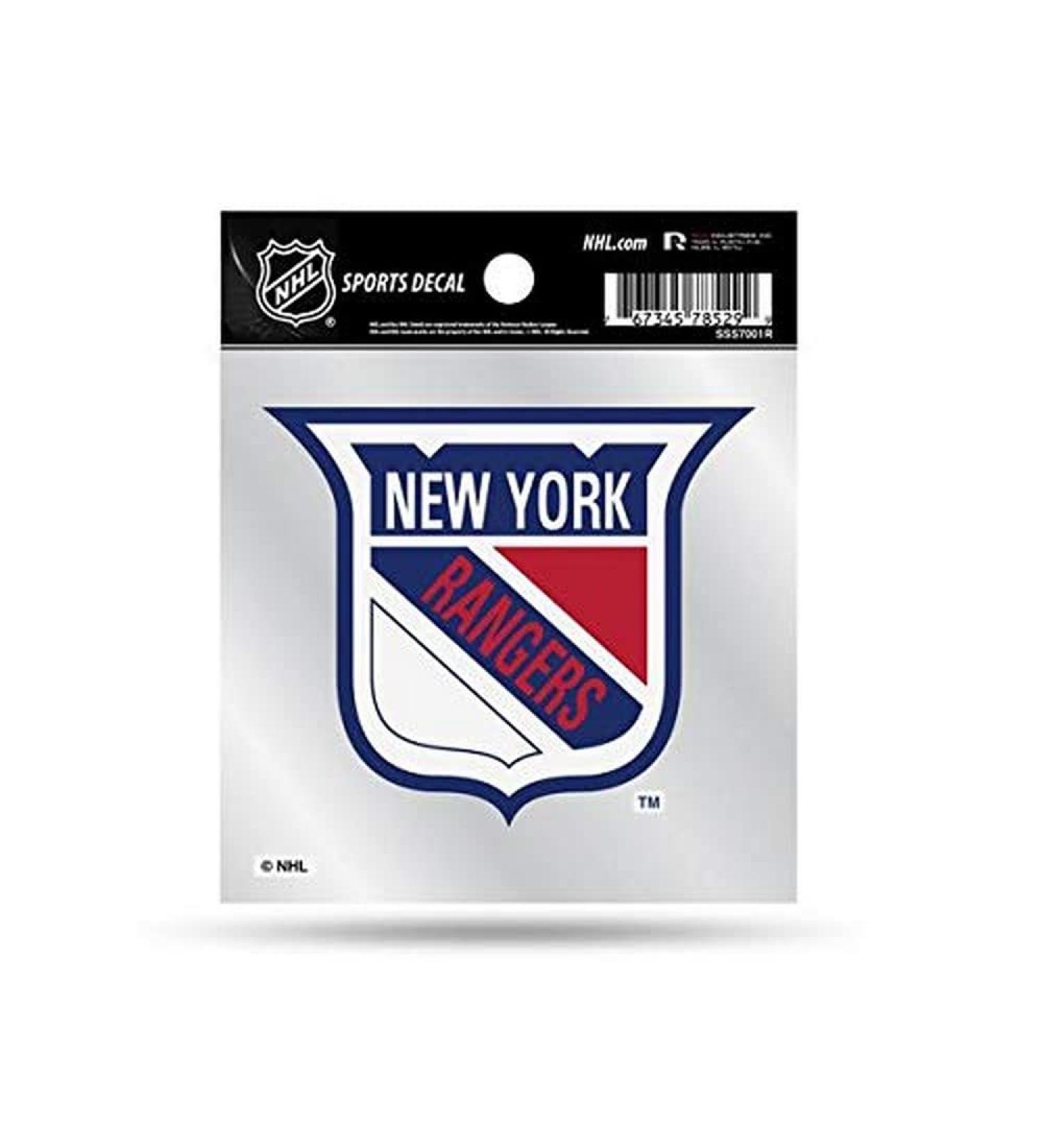 Buy Rico Industries NHL New York Rangers Retro Sticker - 4x4 Team Color - International Shipping Available - Buy Online on GoSupps.com