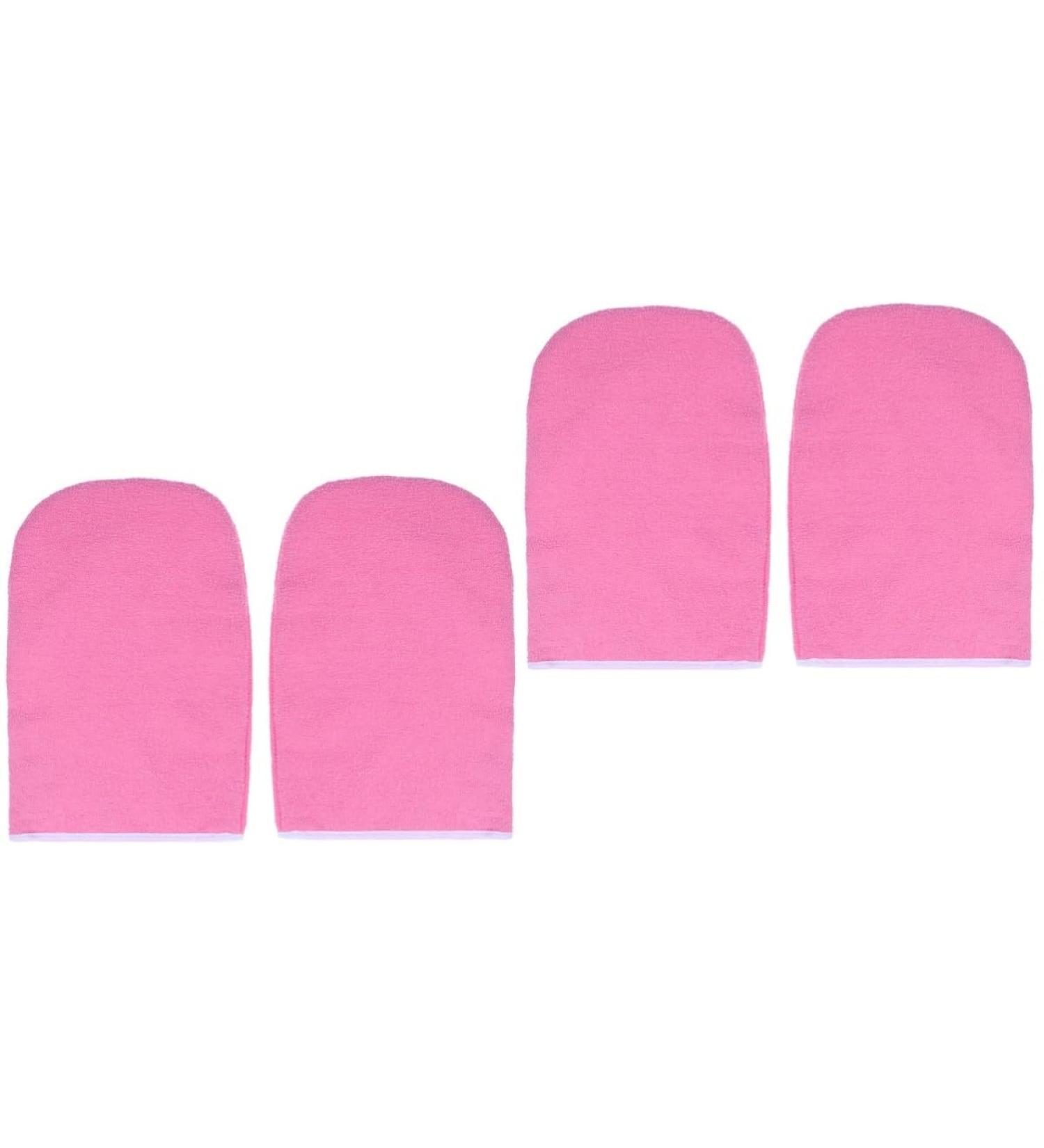 Healeved Warming Gloves 2 Pairs Hand Treatment Mitts Hand Spa Cover Paraffin Wax Gloves Bath Treatment Mitt Insulated Gloves Care Cotton Gloves Pink Warm Gloves - Buy Online on GoSupps.com