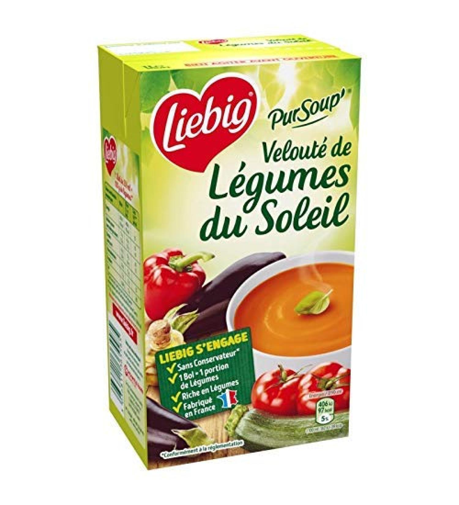 Benedicta LIEBIG - Pursoup Cream of Sun-Dried Vegetable Soup 1L Carton - Pack of 2 - Best Offer