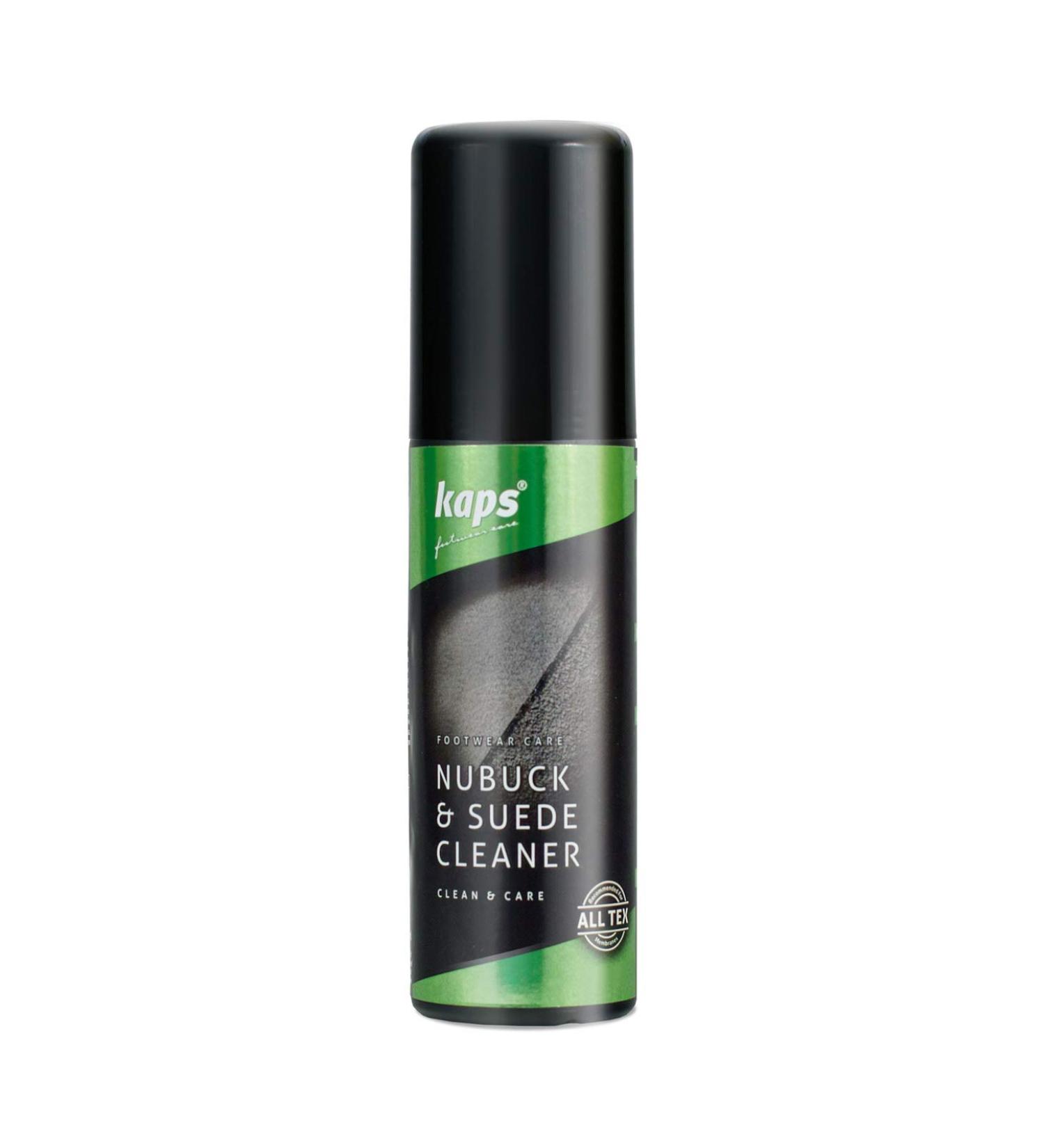 Kaps Nubuck & Suede Cleaner 75ml - Shoe, Bag, and Boot Cleaner with Applicator Brush for all Colors - Buy Online on GoSupps.com