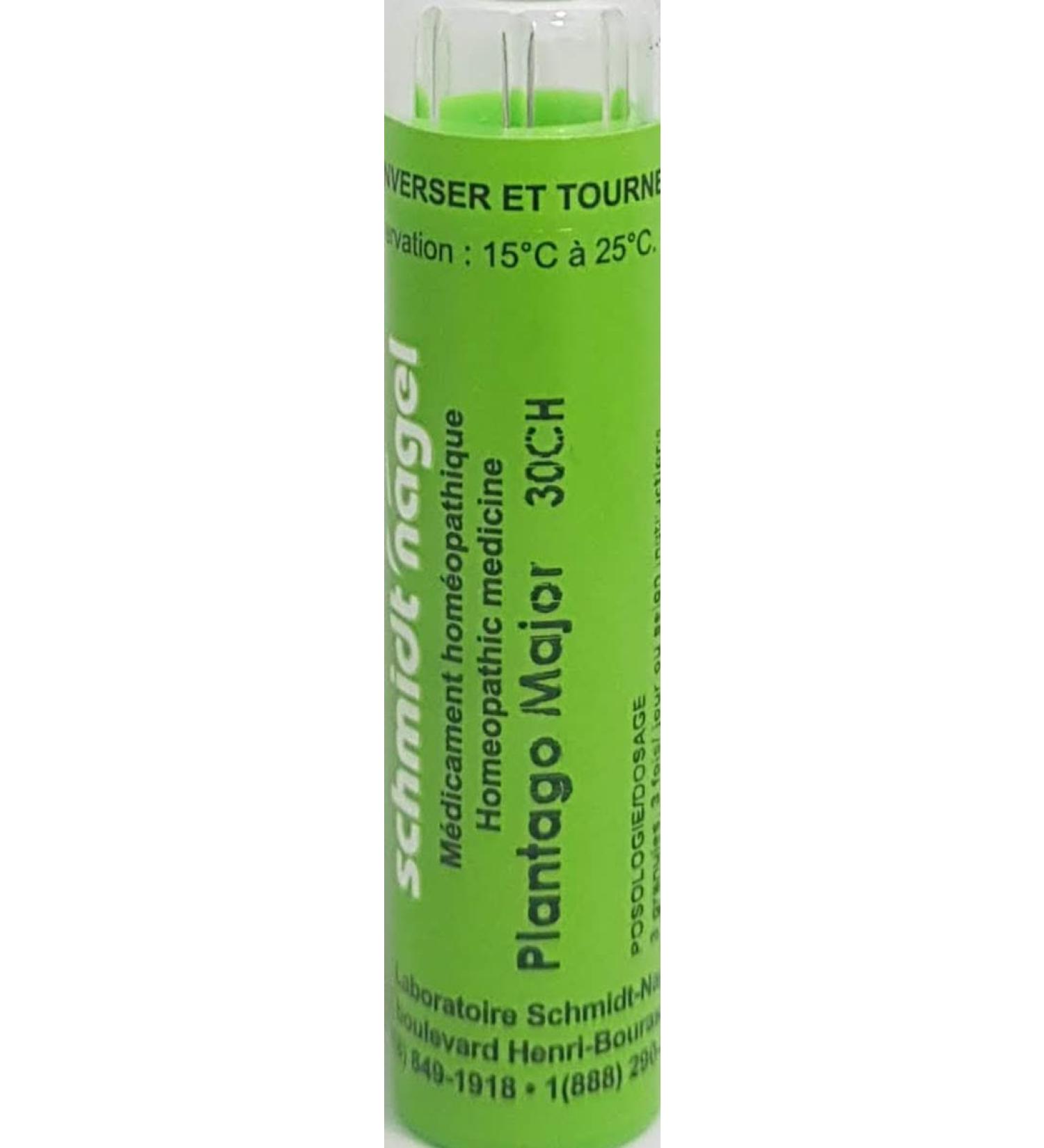 Plantago Major 30CH Homeopathy Medicine Schmidt-Nagel Canada (Homeodel) 90 pellets/granules - Buy Online on GoSupps.com