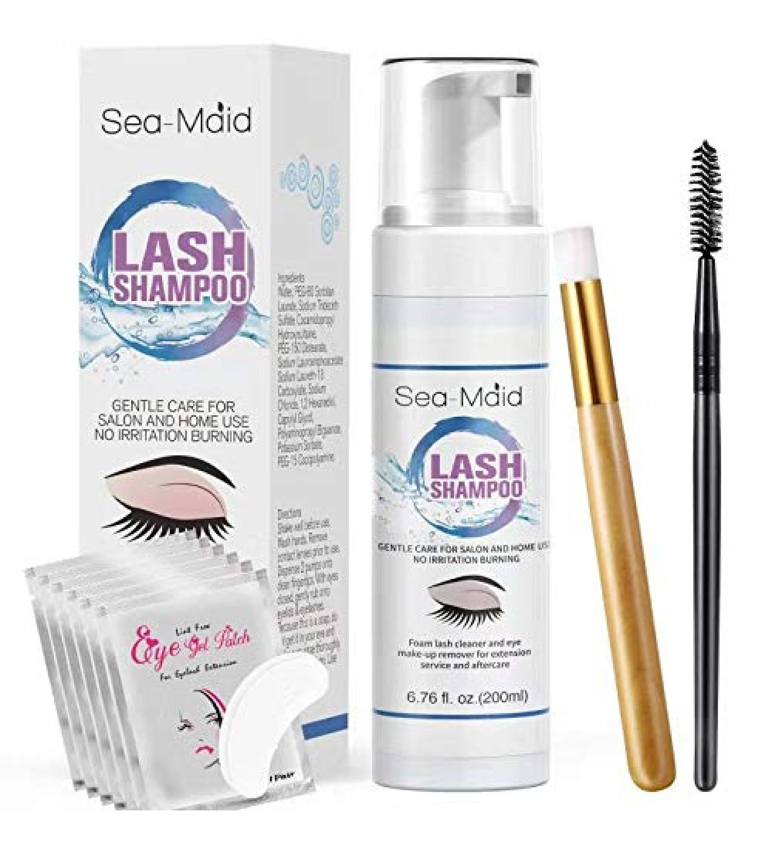 Cleansing Eyelash Extension Solution 200ML - Ideal for Home and Salon Use - Gentle on Extensions and Natural Lashes - Buy Online on GoSupps.com