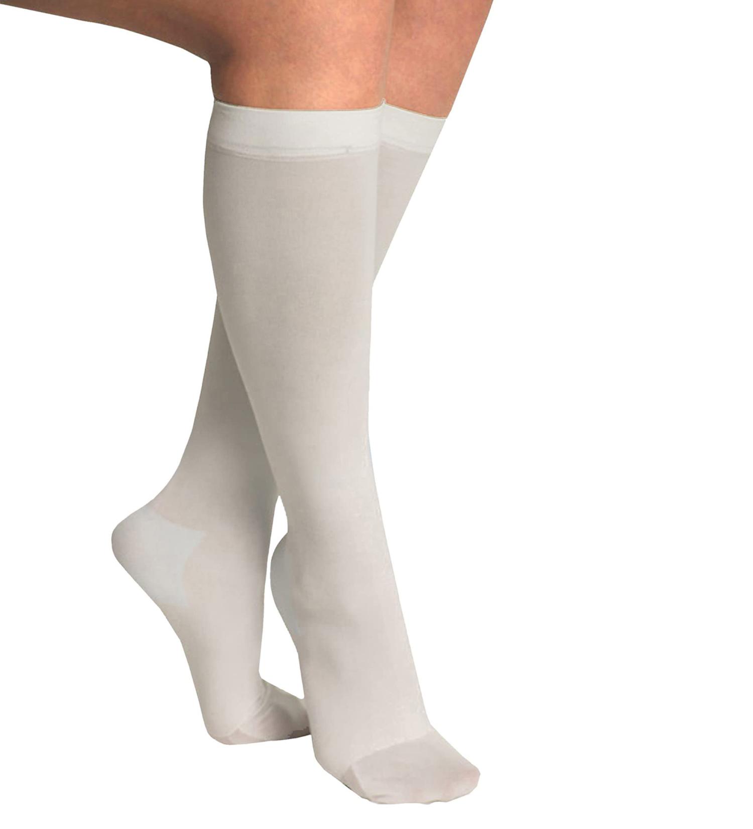 ITA-MED Anti-Embolism Knee High Stockings - Light Compression (18 mmHg) for Men & Women - Medical Orthopedic Support for Varicose Veins, Edema, Swelling - Large - Buy Online on GoSupps.com