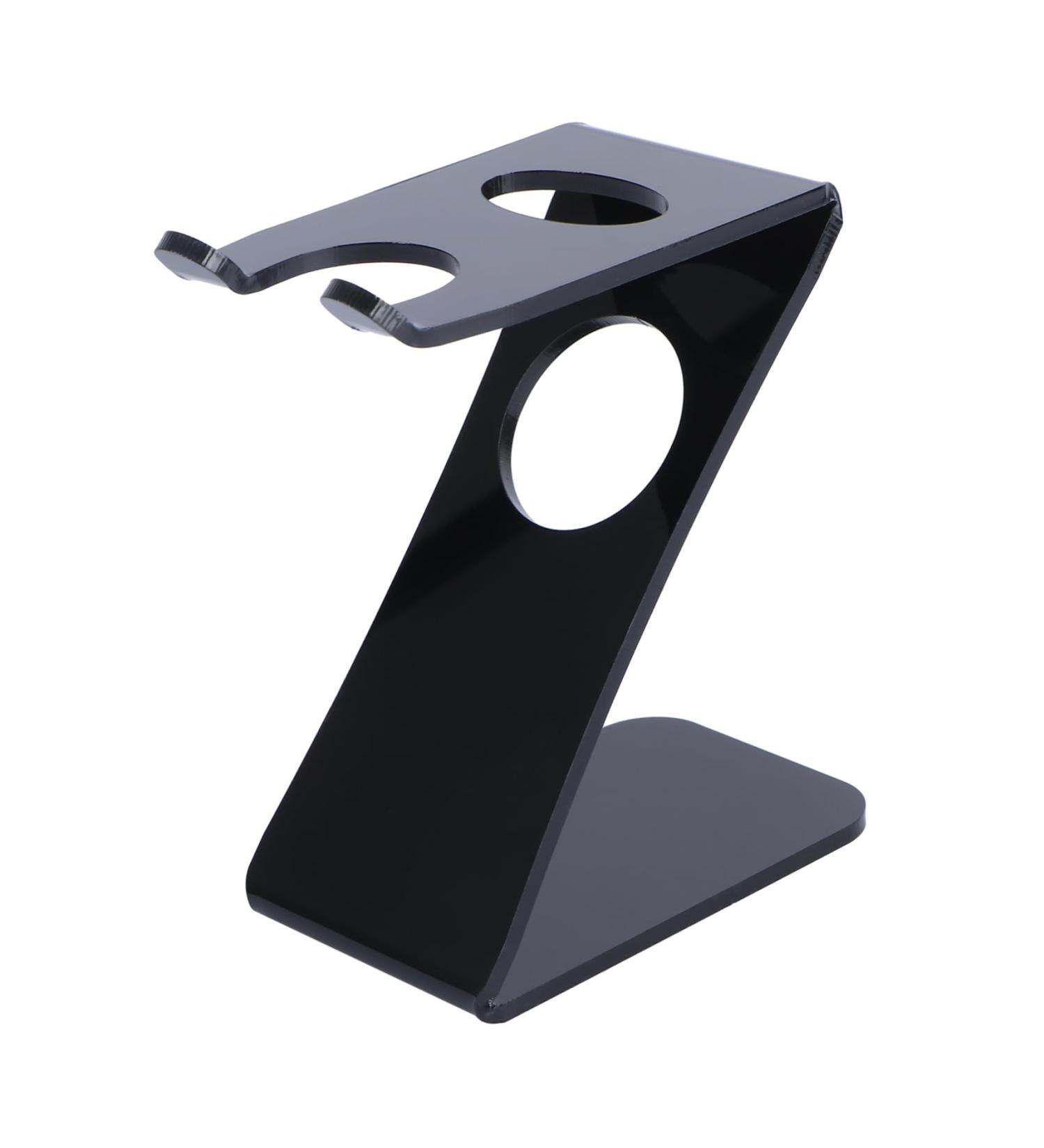 Beaupretty Acrylic Brush Holder Stand for Safety Razors & Shaving Brushes - Ideal for Men | International Shipping - Buy Online on GoSupps.com