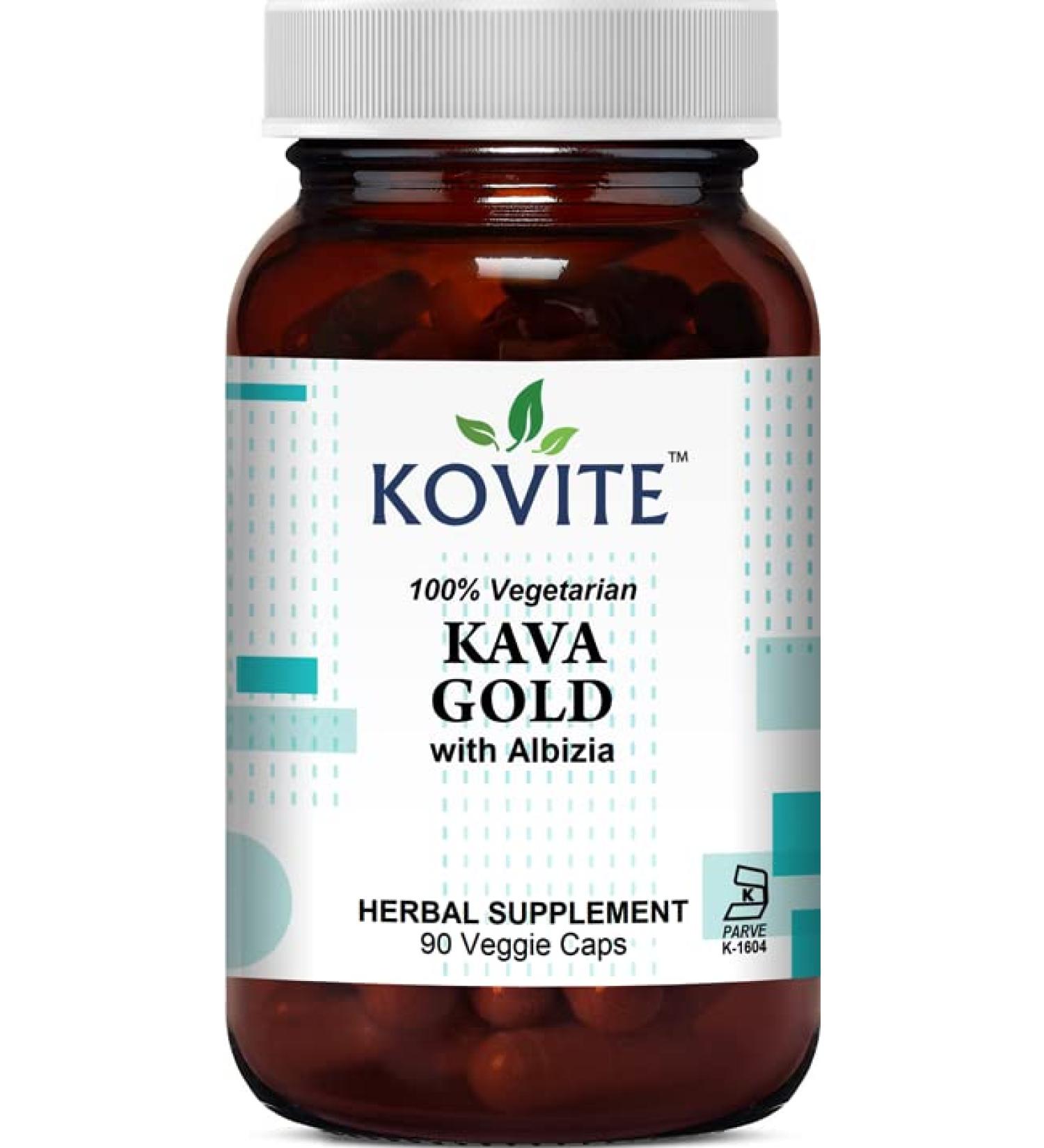 Kovite Kava Gold with Albizzia - 90 Vegetable Capsules