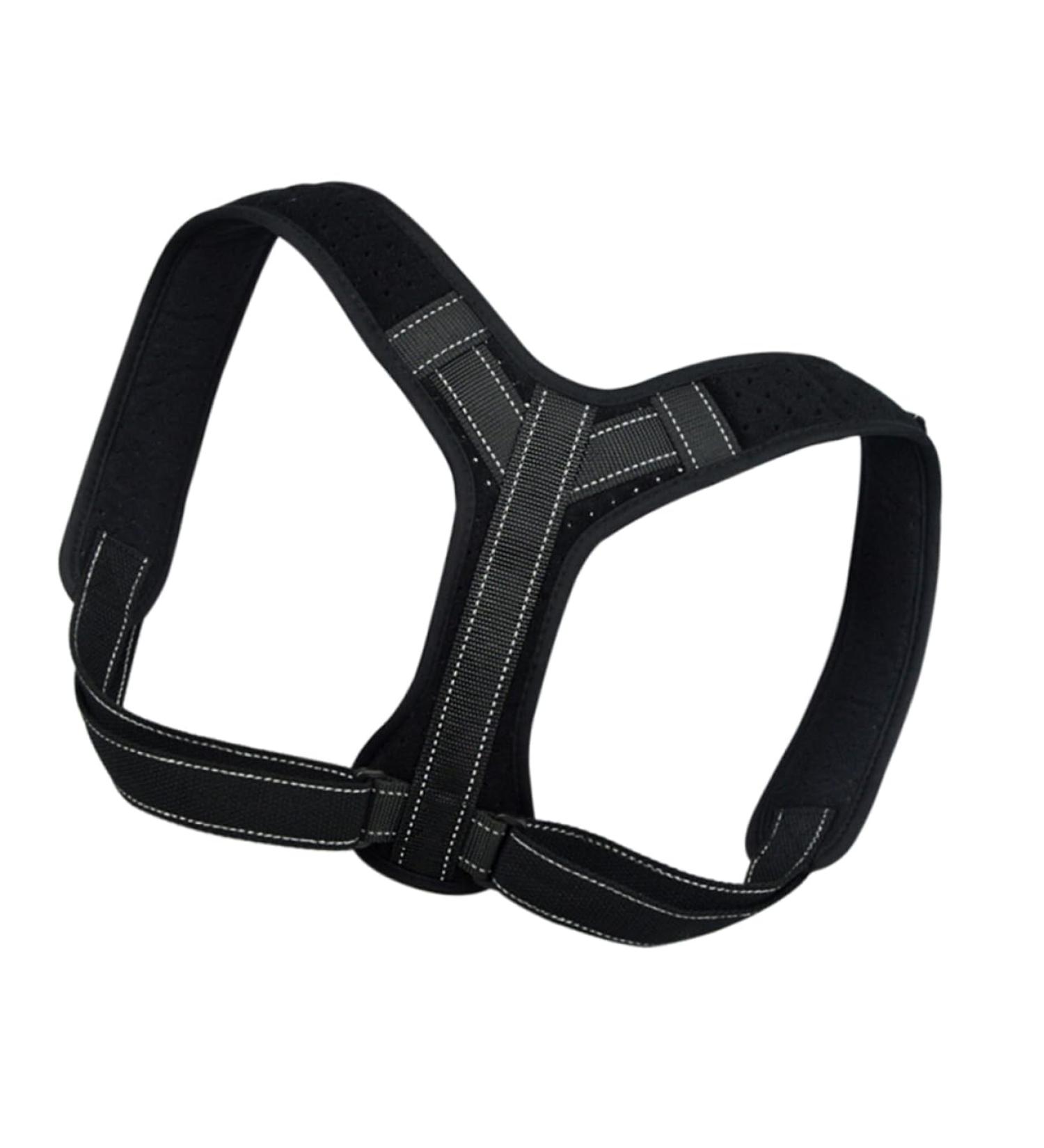 FOMIYES Black Belt Shoulder Posture Brace | Posture Trainer & Harness for Enhanced Alignment - Buy Online on GoSupps.com