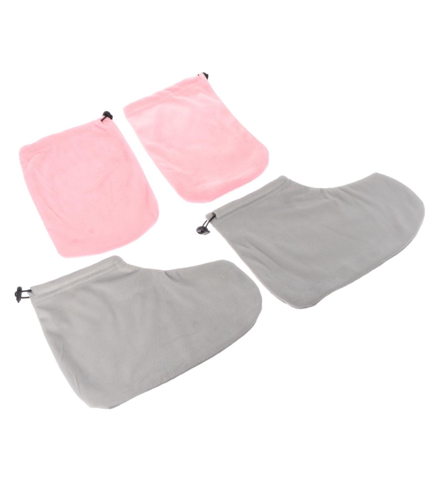 minkissy 3 Sets Gloves Wax Insulated Foot Cover Spa Mittens Grooming Glove Wax Mitts Heated Mittens Hand Wax Cover Paraffin Wax Bath Foot Cover Work Tools Fabric Washable Elastic Band Pink - Buy Online on GoSupps.com