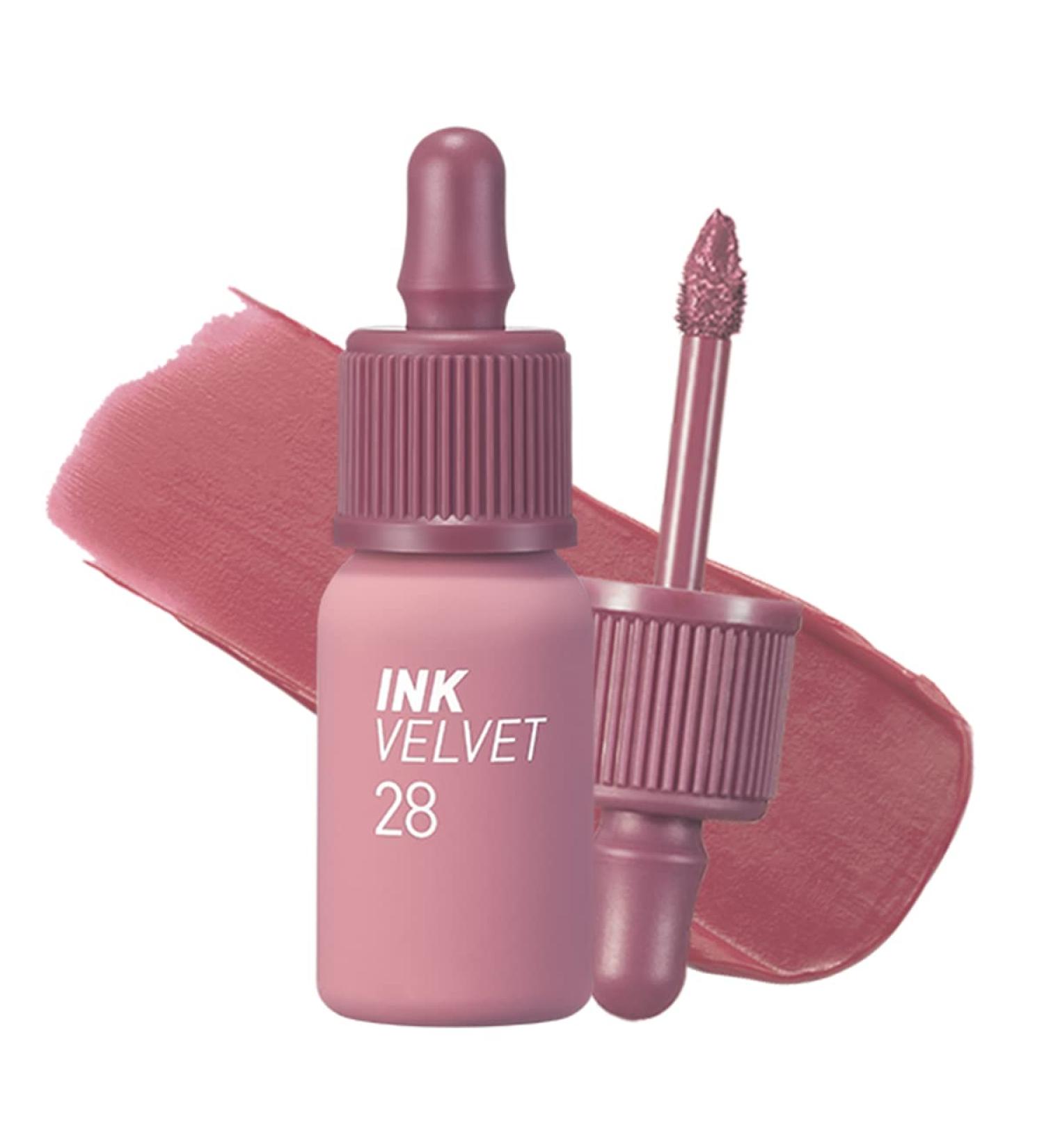 Peripera Ink the Velvet Lip Tint - 028 Mauveful Nude (0.14 fl oz) - Buy Online on GoSupps.com