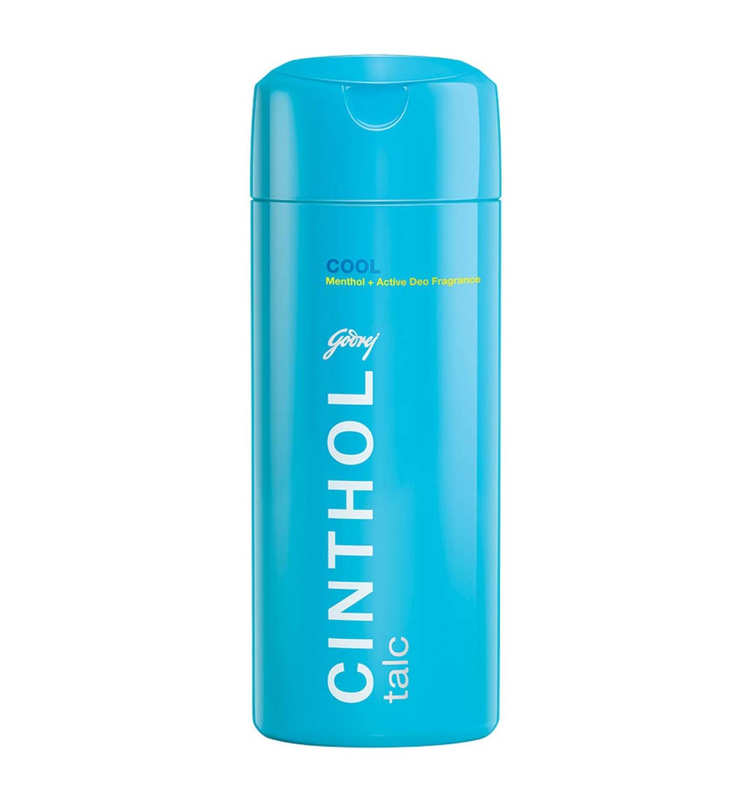 Godrej Cinthol Cool Talc Powder 100g - Refreshing Summer Essential - Buy Online on GoSupps.com
