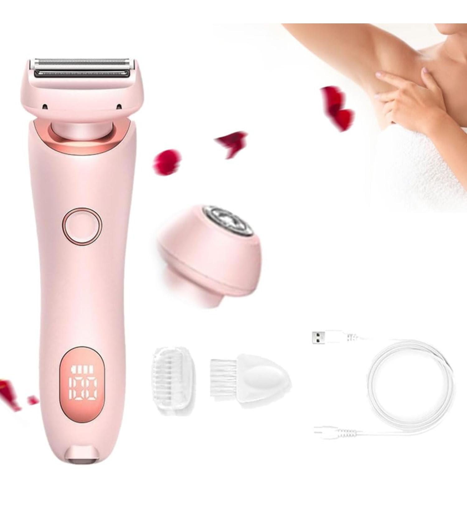 Duskofficial Razor Duskofficial Shaver Silkbabe Lady Shaver 2 In 1 Electric Shaver Razors Livora Electric Shaver Waterproof Electric Razor For Women Womens Wet Dry Electric Shaver (Pink) - Buy Online on GoSupps.com