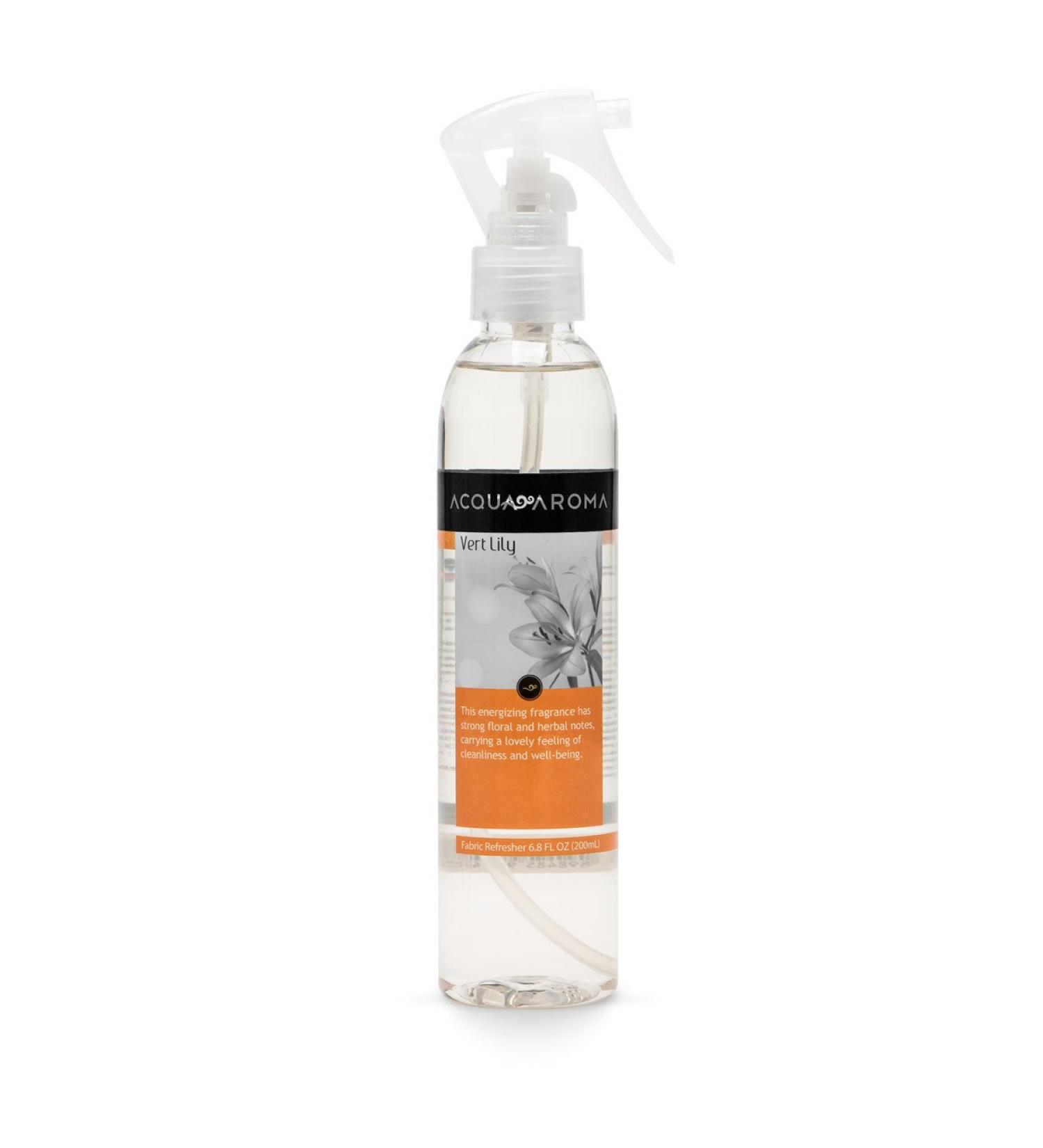 Acqua Aroma Vert Lily Fabric Refresher 6.8 FL OZ - Fresh Linen Spray for Home & Fabrics | International Shipping Available - Buy Online on GoSupps.com