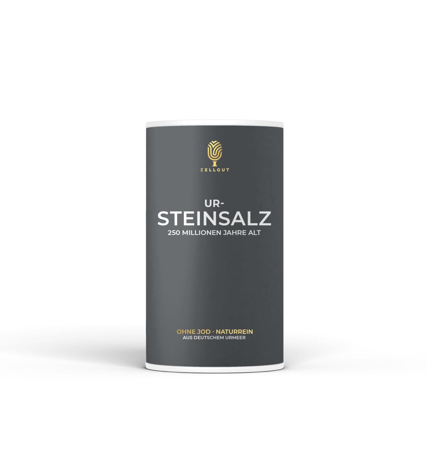 Stone salt - 100% German rock salt (natural untreated) - natural - from the German virgin sea free from the mold and bleach no iodine fluoride free - Buy Online on GoSupps.com