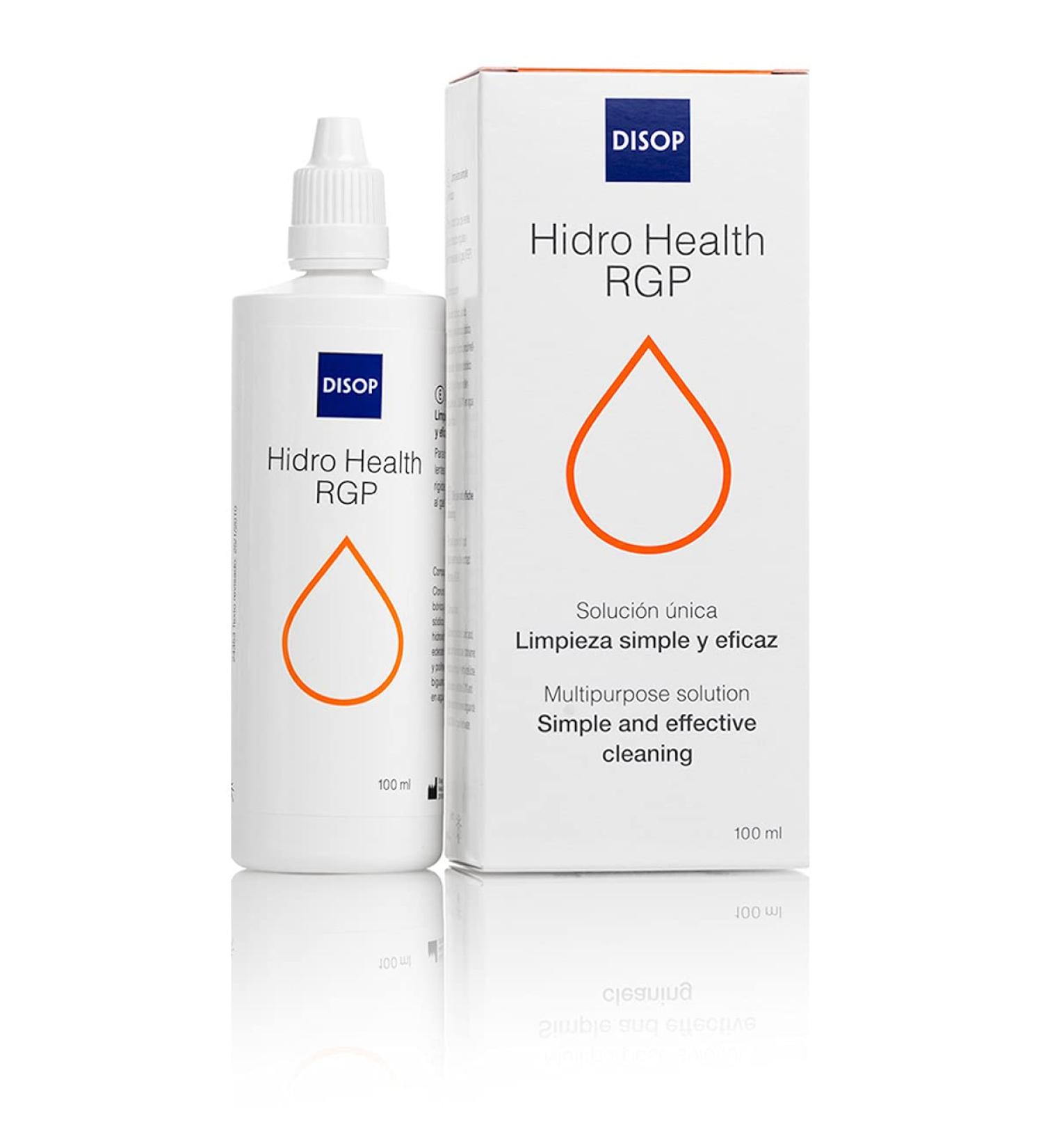 Hidro Health RGP hard contact lens liquid. Combined solution for oxygen permeable contact lenses (RGP) 100 ml