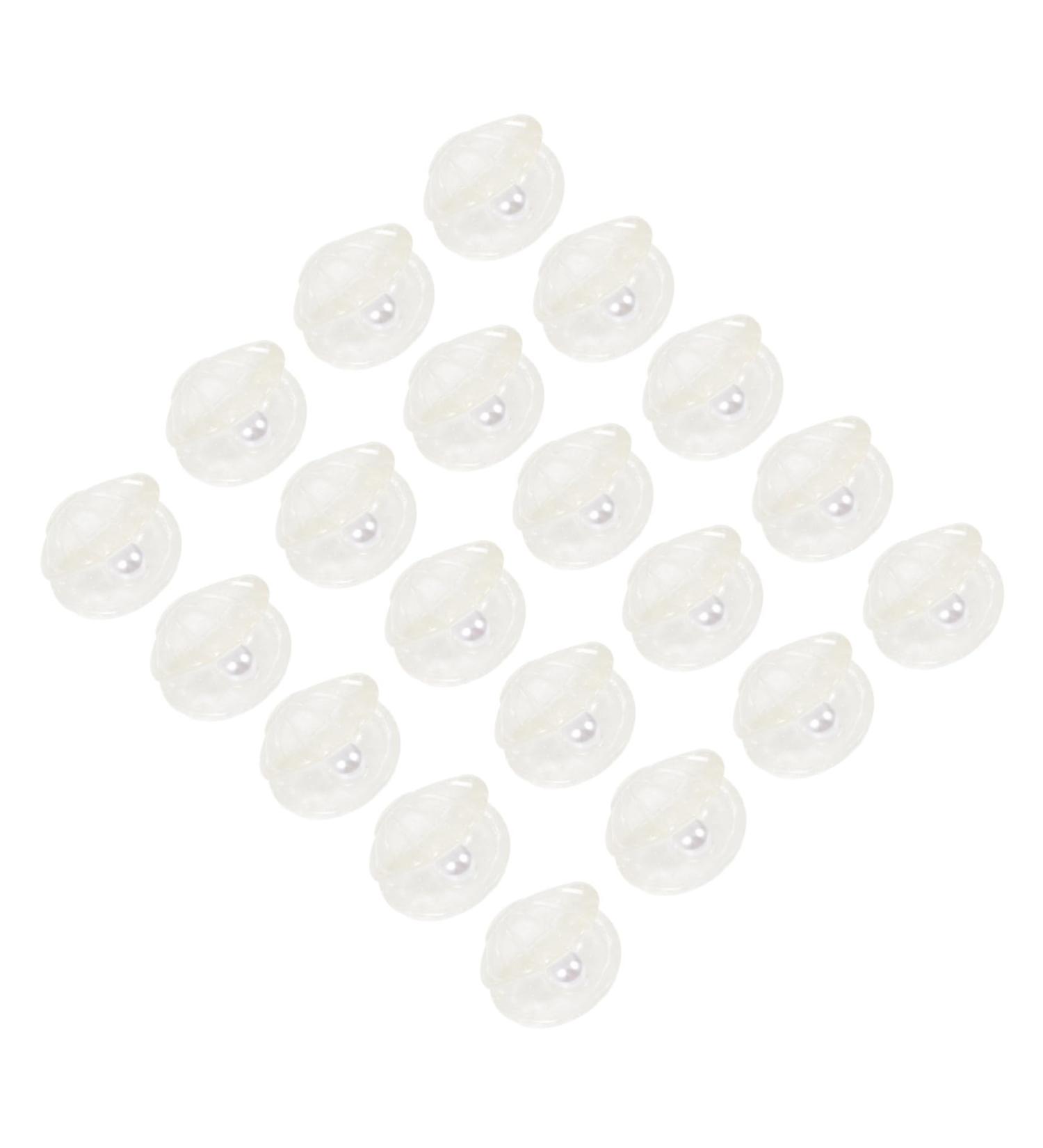 20pcs Diy Handmade Materials Nail Supplies Manicure White 2.8X2X1.5CM - Buy Online on GoSupps.com