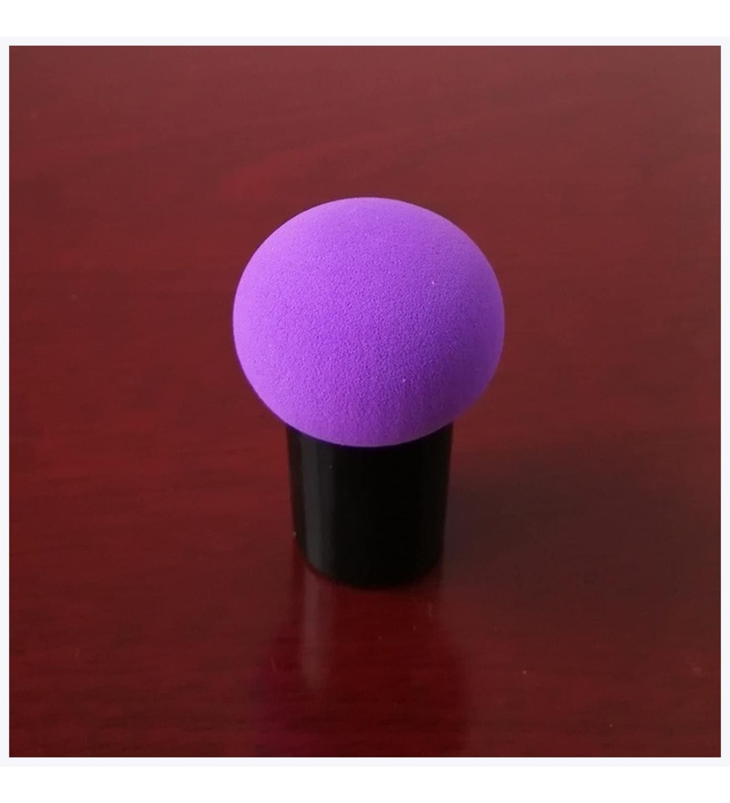 Makeup Sponge Non-latex Makeup Sponge Mushroom Head Powder Liquid Foundation Puff Dry & Wet Multi- function Cosmetic Tool Tamp Storage Box Makeup Sponge Holder(Purple no cap) - Buy Online on GoSupps.com