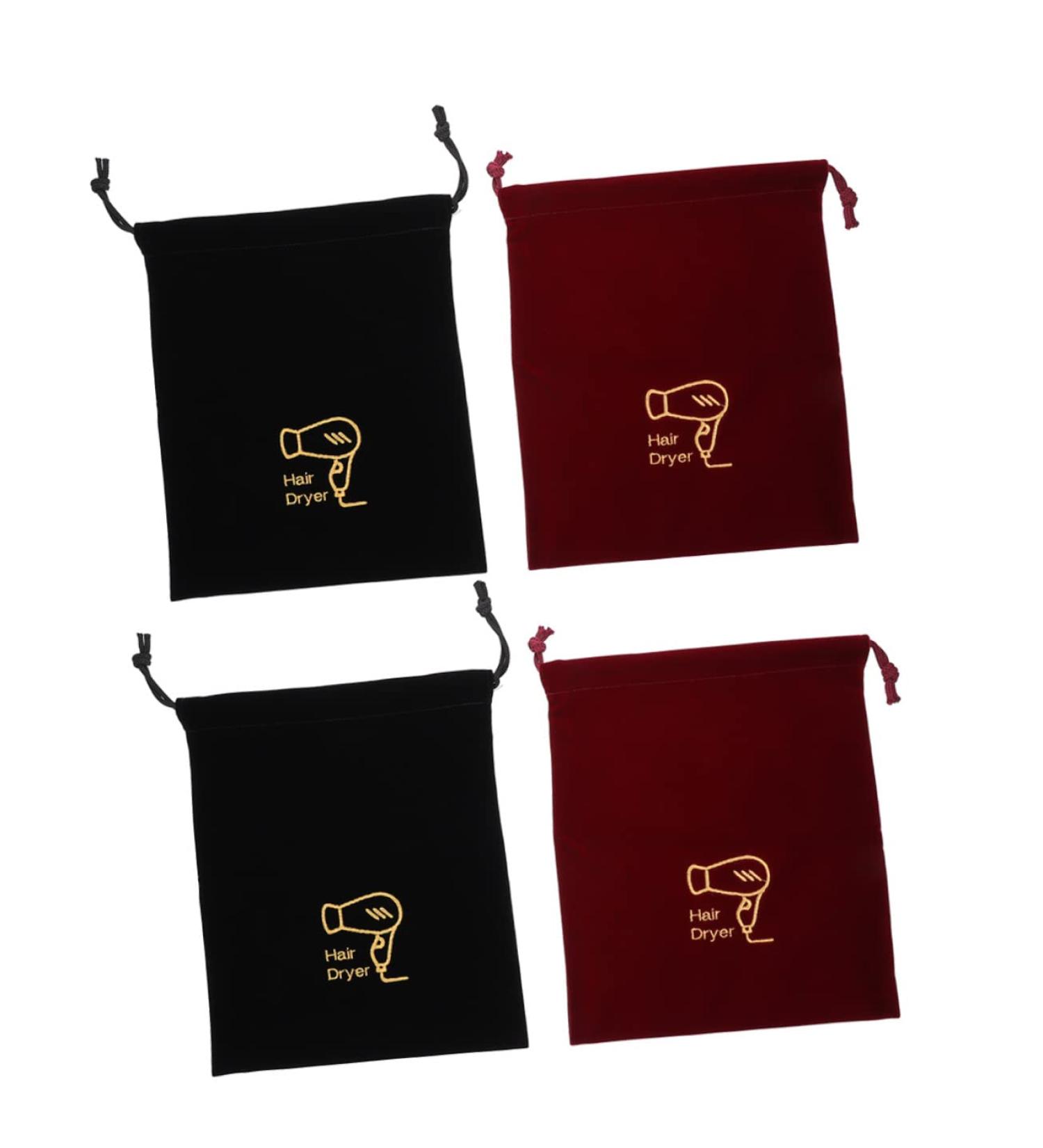 Mikinona 4pcs Storage Bag Tote Bag for Travel Hair Dryer Case Travel Tote Bag Hair Dryer Bags Fabric - Buy Online on GoSupps.com