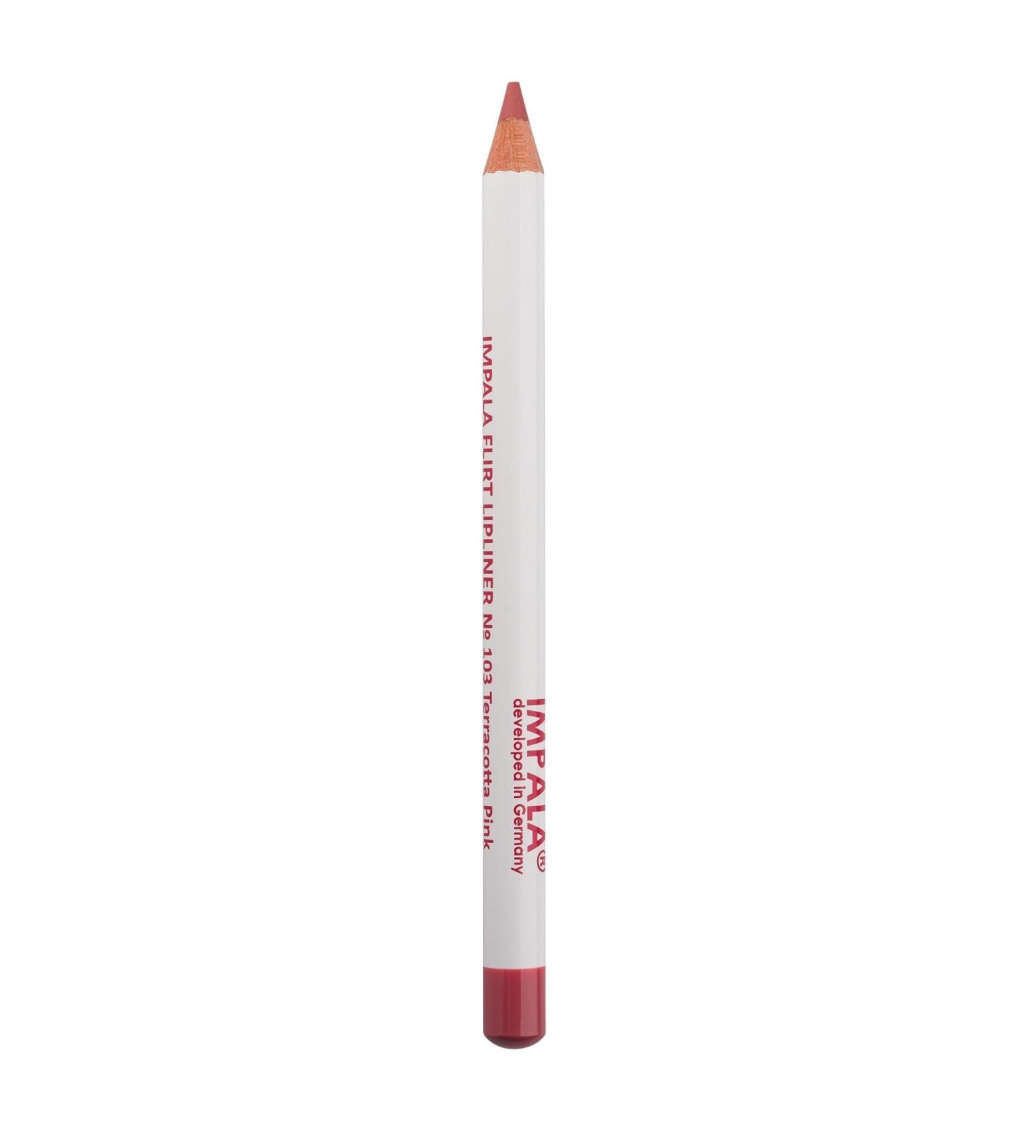 Flirt Matt Lip Liner 103 Terracotta Pink Long-Lasting Waterproof Lip Liner for Perfect Lips | International Shipping Available - Buy Online on GoSupps.com