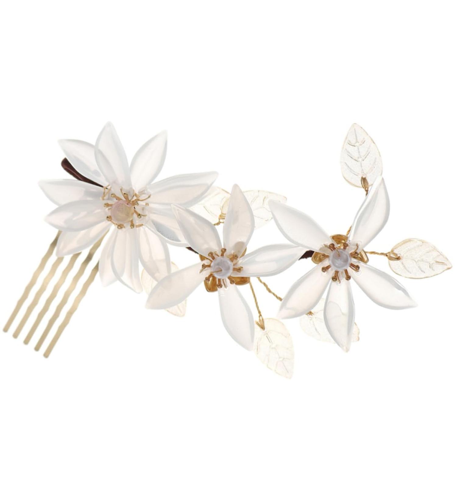 DOITOOL Flower Comb Alloy Bride Prom Decorate - Buy Online on GoSupps.com