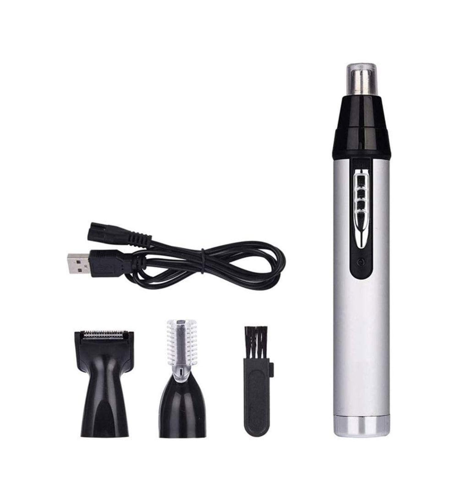 Professional Ear and Nose Hair Trimmer - Painless Dual Edge Clippers for Men & Women - IPX7 Waterproof & Easy Cleansing - Buy Online on GoSupps.com