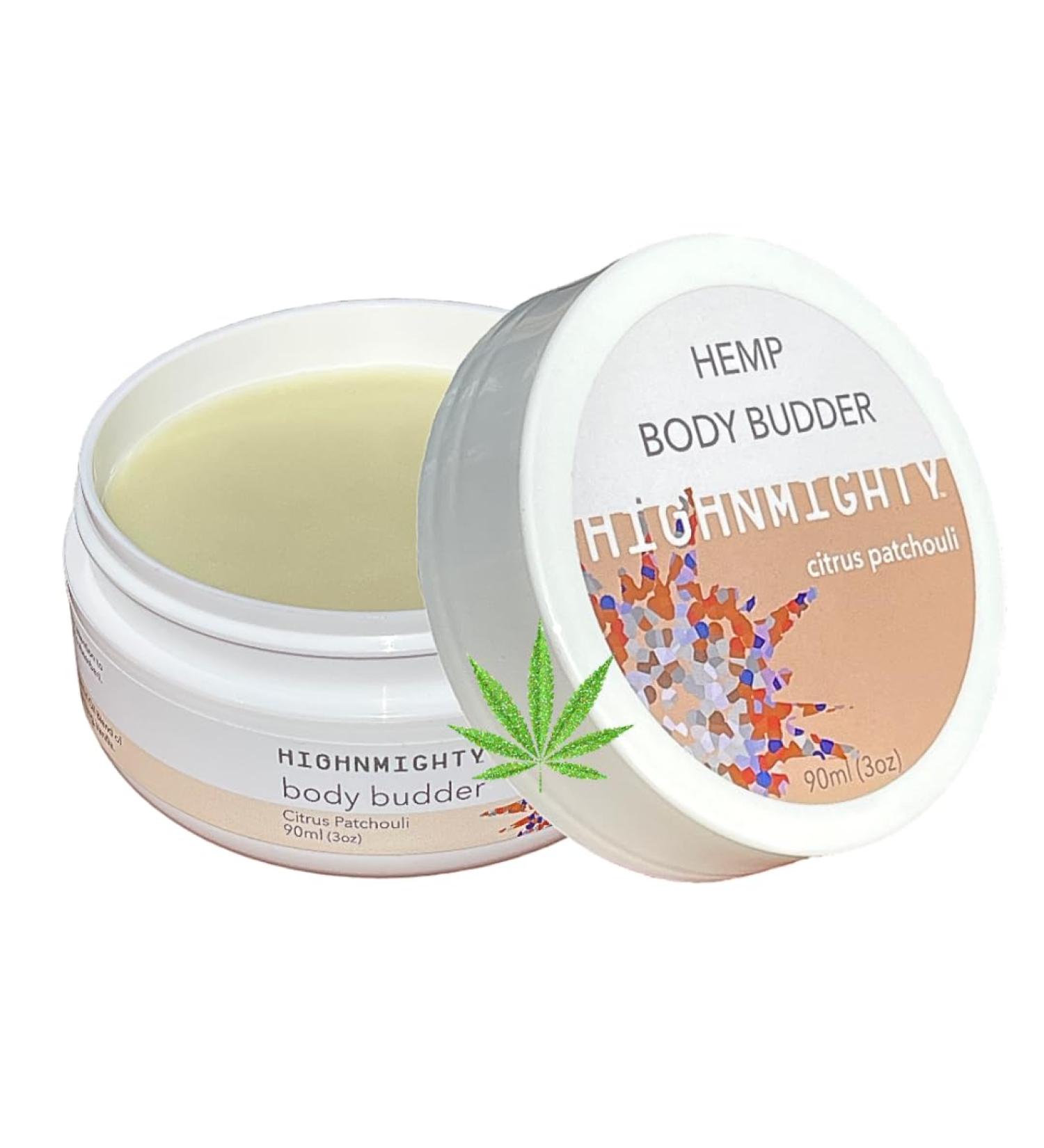 Citrus Patchouli Body Budder | Hemp Infused Body Butter for Dry Skin | 90ml Soothing & Hydrating Moisturizer - Buy Online on GoSupps.com