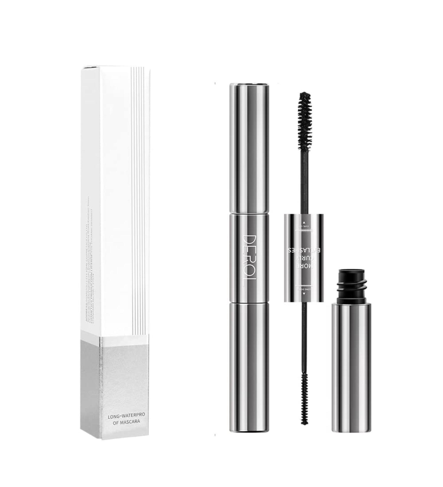 2 in 1 Intense Lengthening Mascara for Fine Short Eyelashes - Voluminous Washable Black Mascara for Women and Girls - Buy Online on GoSupps.com