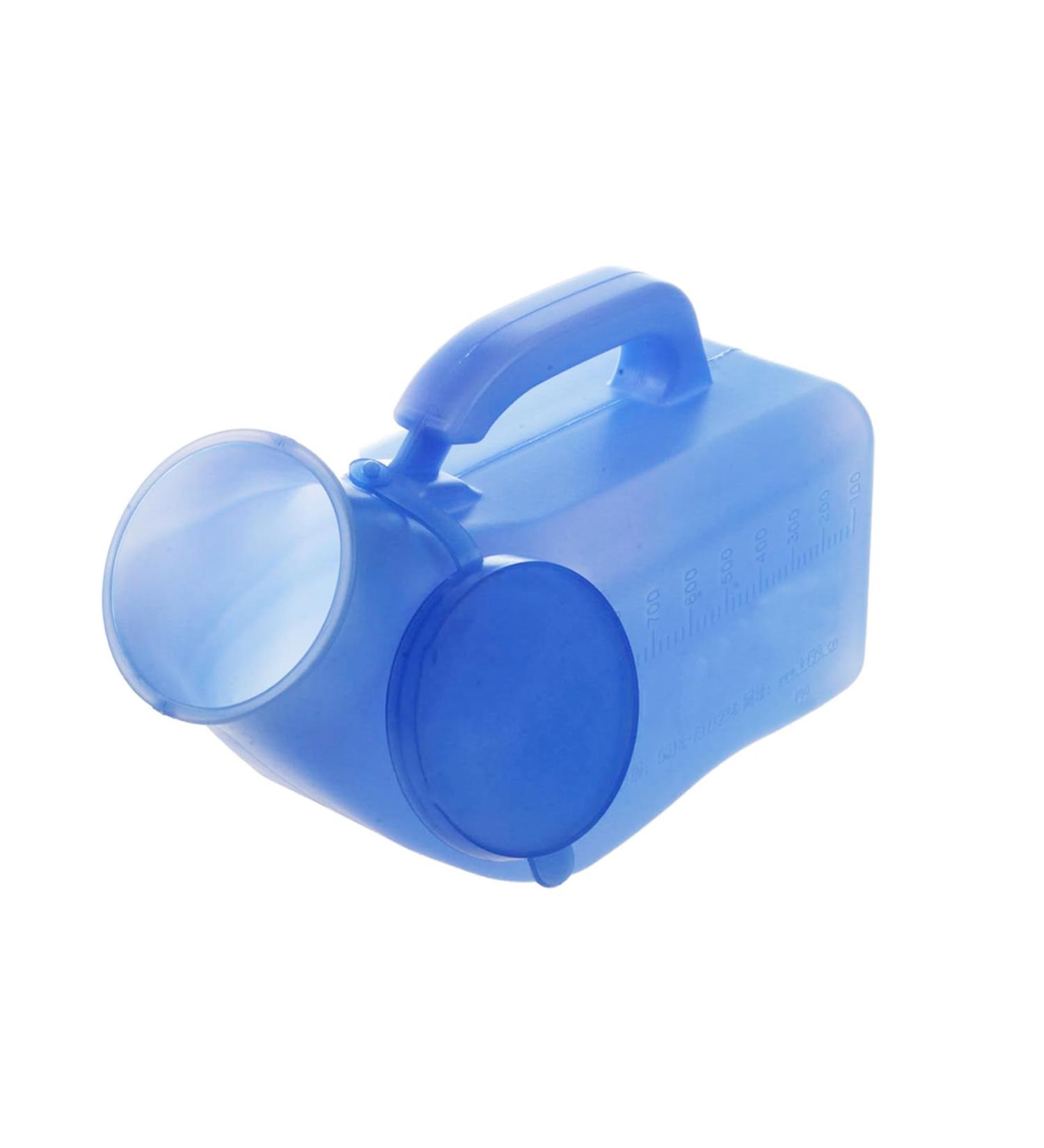 Urinal For Men Male Portable Urinal Pee Bottles Home Urinal Potty Thick Firm Urine Bottle with Lid for Men 1L - Buy Online on GoSupps.com