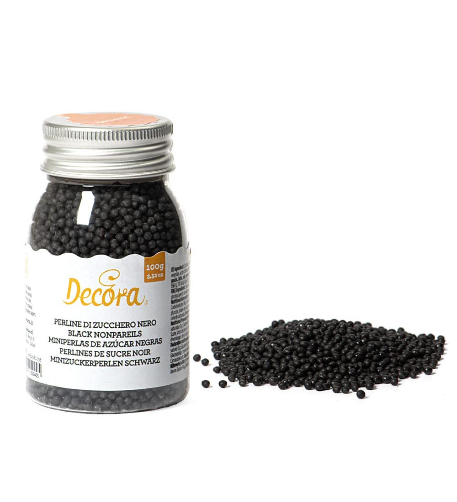 Buy Decora 2081098 Black Sugar Pearls 100G Pack - Premium Baking Decoration for International Shipping - Buy Online on GoSupps.com