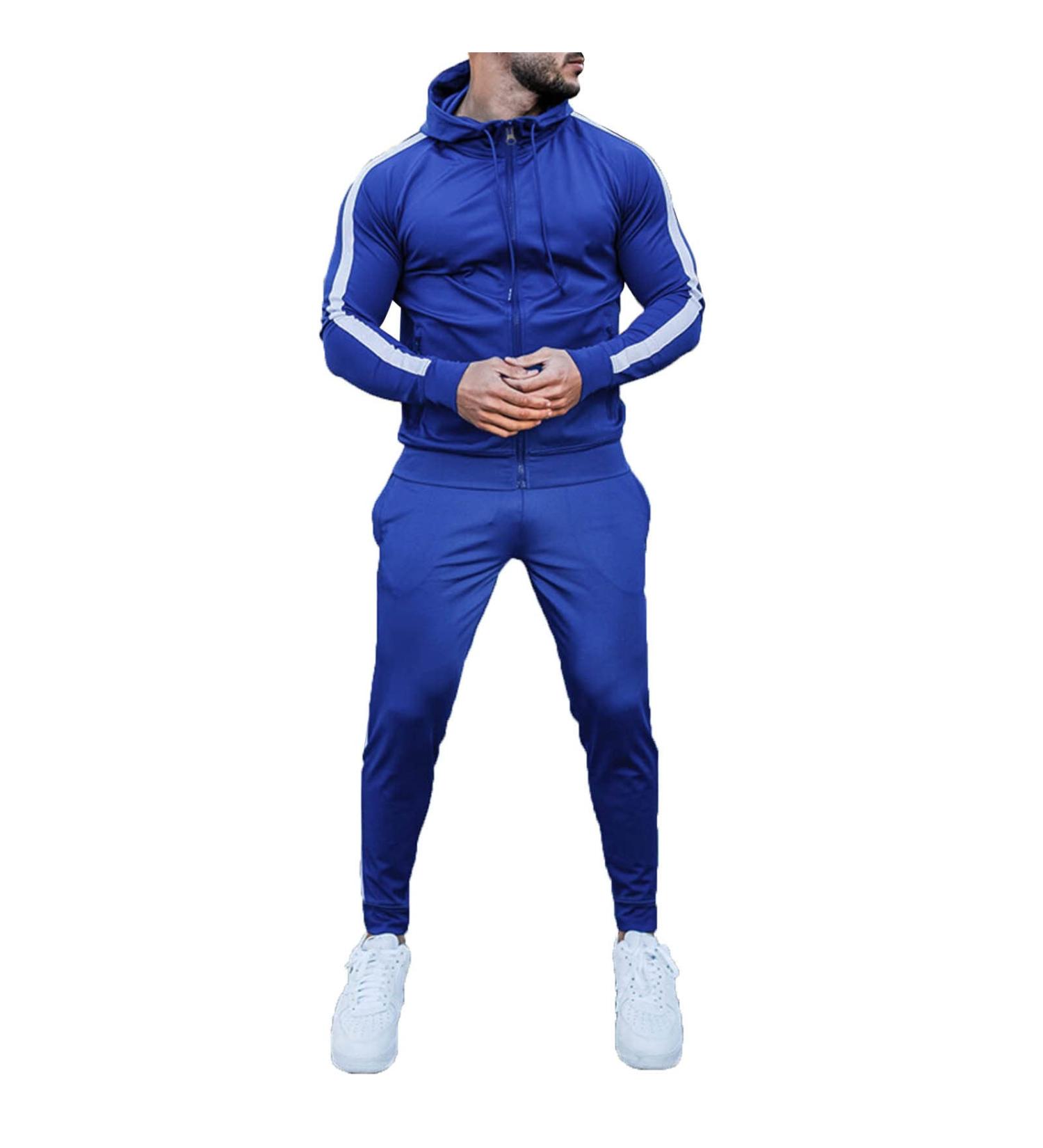 Hanxiulin Men's Training Suit - Casual Zipper Jogging Suit | Autumn & Winter Sportswear - Buy Online on GoSupps.com