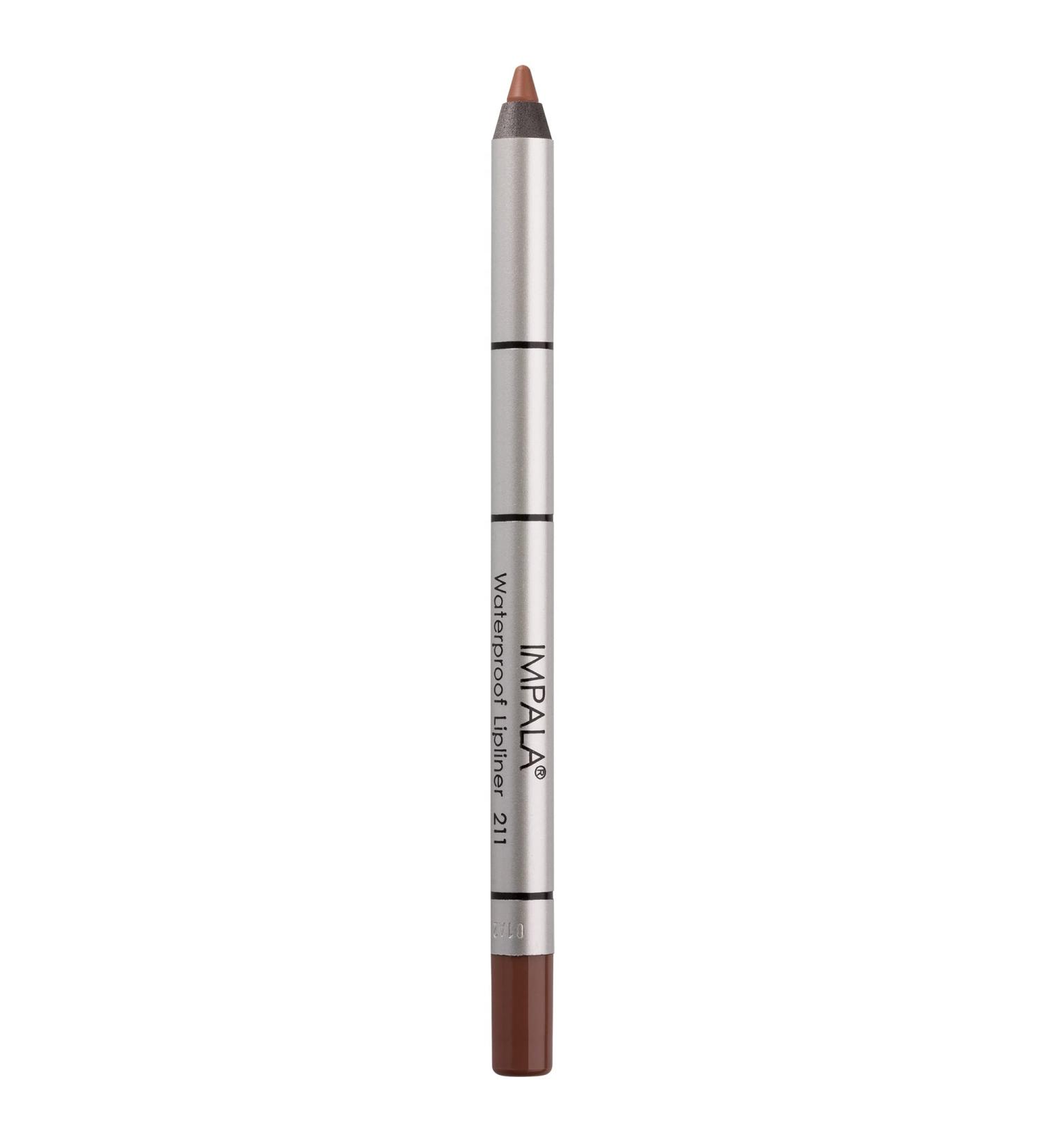 IMPALA | Creamy Waterproof Greige Nude Lip Pencil 211 | Permanent Lip Liner | Water-Resistant Lip Pencil | Long-Lasting Lip Liner | Volumizing Effect 211 Nude - Buy Online on GoSupps.com
