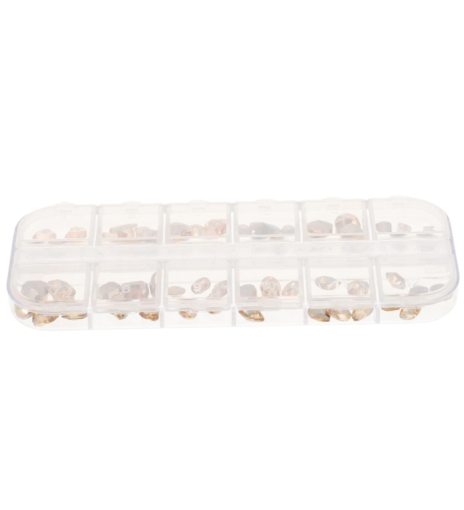 POPETPOP 1 Box Nail Diamond Jewelry Nail Accessories for Nail Art Diamond Nail Art Charms Nail Art Jewelry DIY Rhinestone for Nails Nail Art Patches Rhinestones do it Yourself Irregular 13x5cm As Shown 2 - Buy Online on GoSupps.com