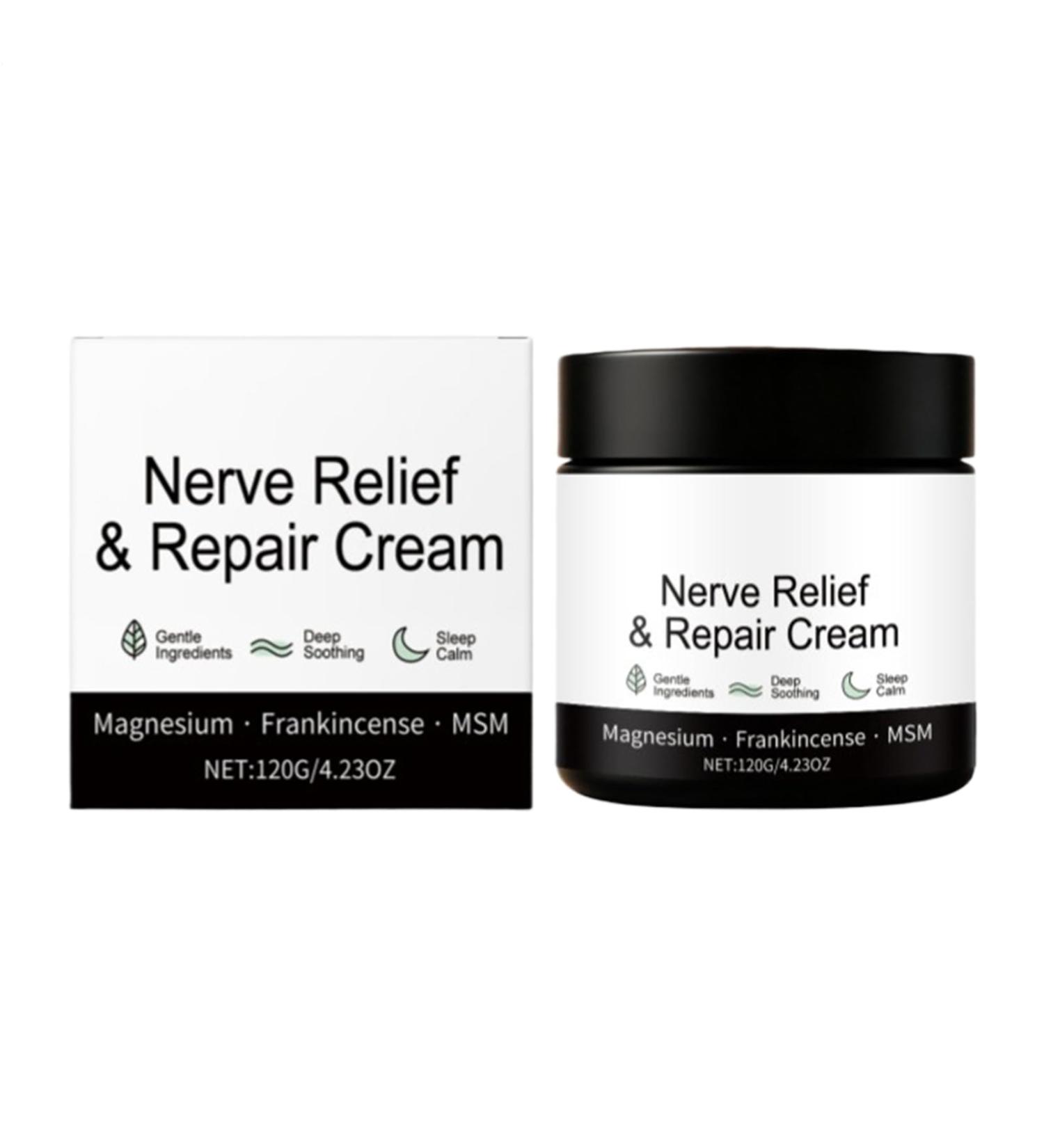 Soothing Nerve Balm | 120 Grams of Moisturizing and Repairing Ointment - Soothing Ointment - for Feet Hands Legs Arms Lower Back Neck - Men and Women - Buy Online on GoSupps.com