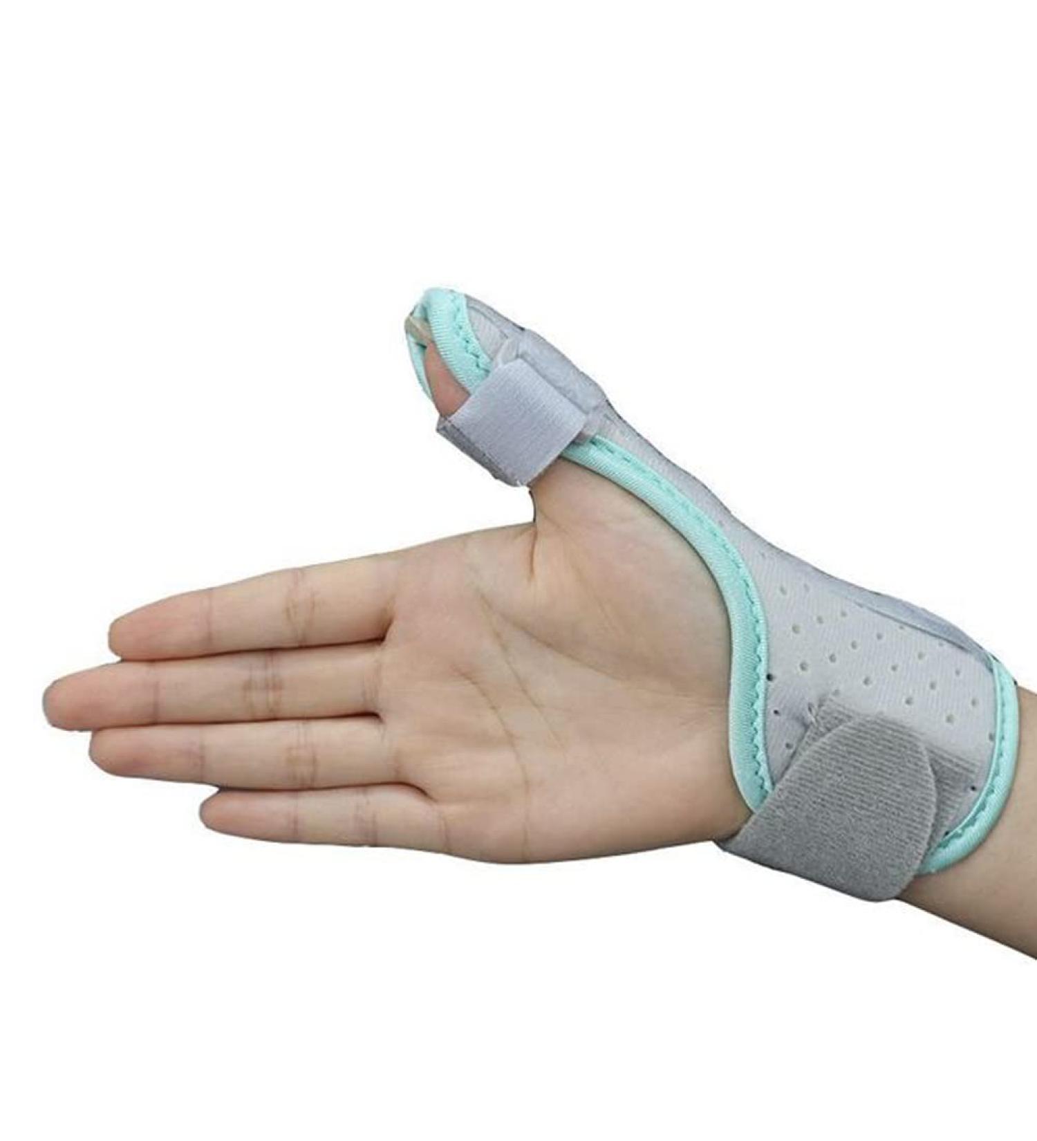 Keenso Thumb Splint Brace - Reversible Wrist & Thumb Support for Trigger Thumb (Green) | International Shipping Available - Buy Online on GoSupps.com