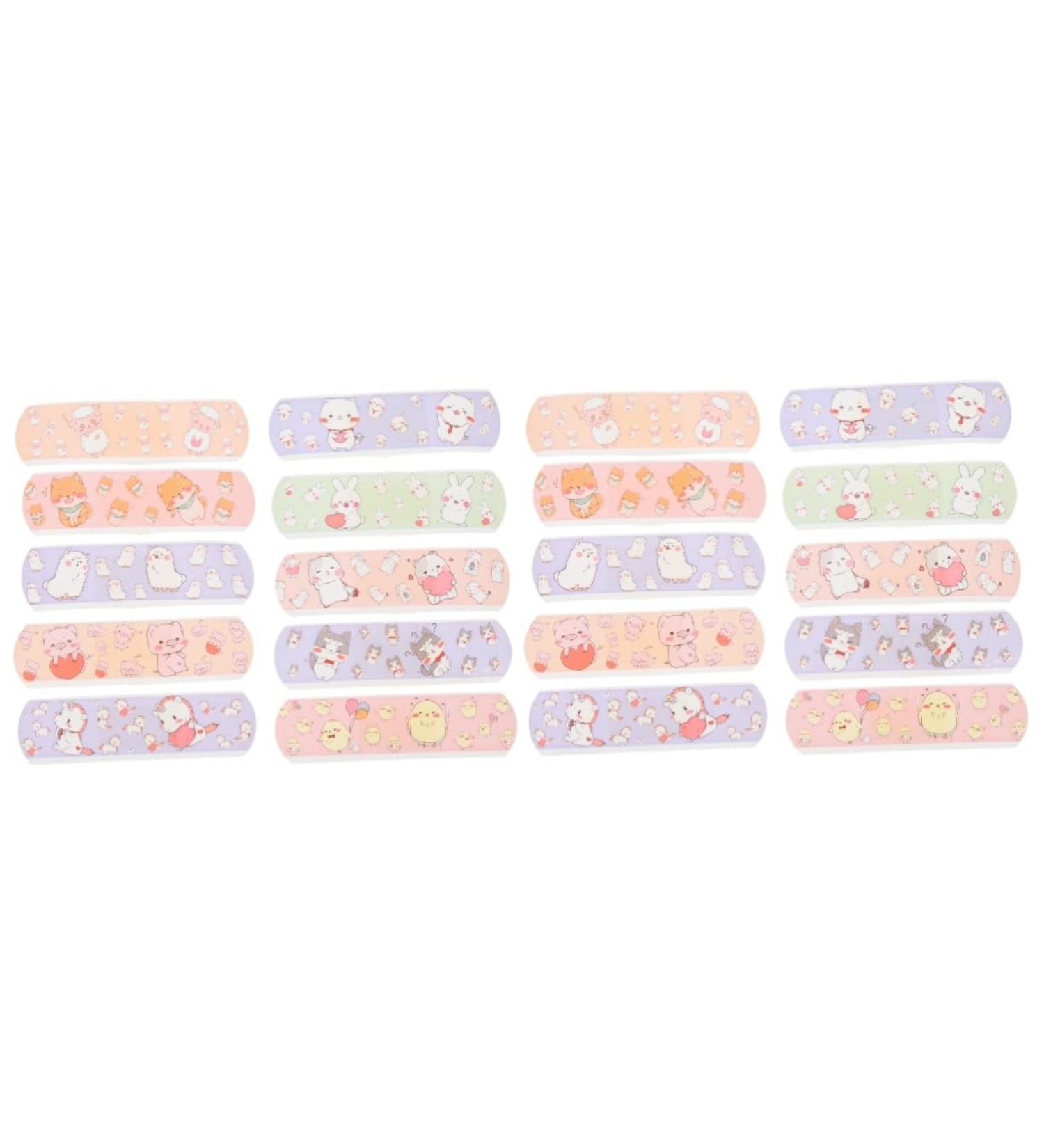 GLEAVI Cartoon Injury Care Patches - Kawaii Adhesive Bandages for Kids | Fabric Wound Care Stickers | Shop Internationally - Buy Online on GoSupps.com