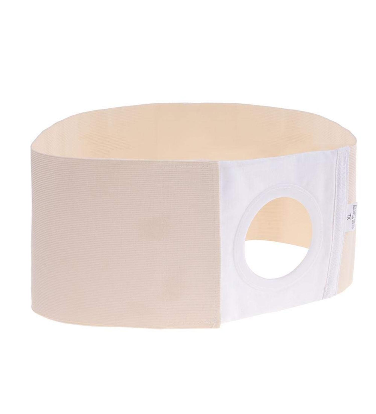 Unisex Elastic Hernia Belt & Stoma Support - Breathable Post-Colostomy Abdominal Belt (XL) - International Shipping - Buy Online on GoSupps.com