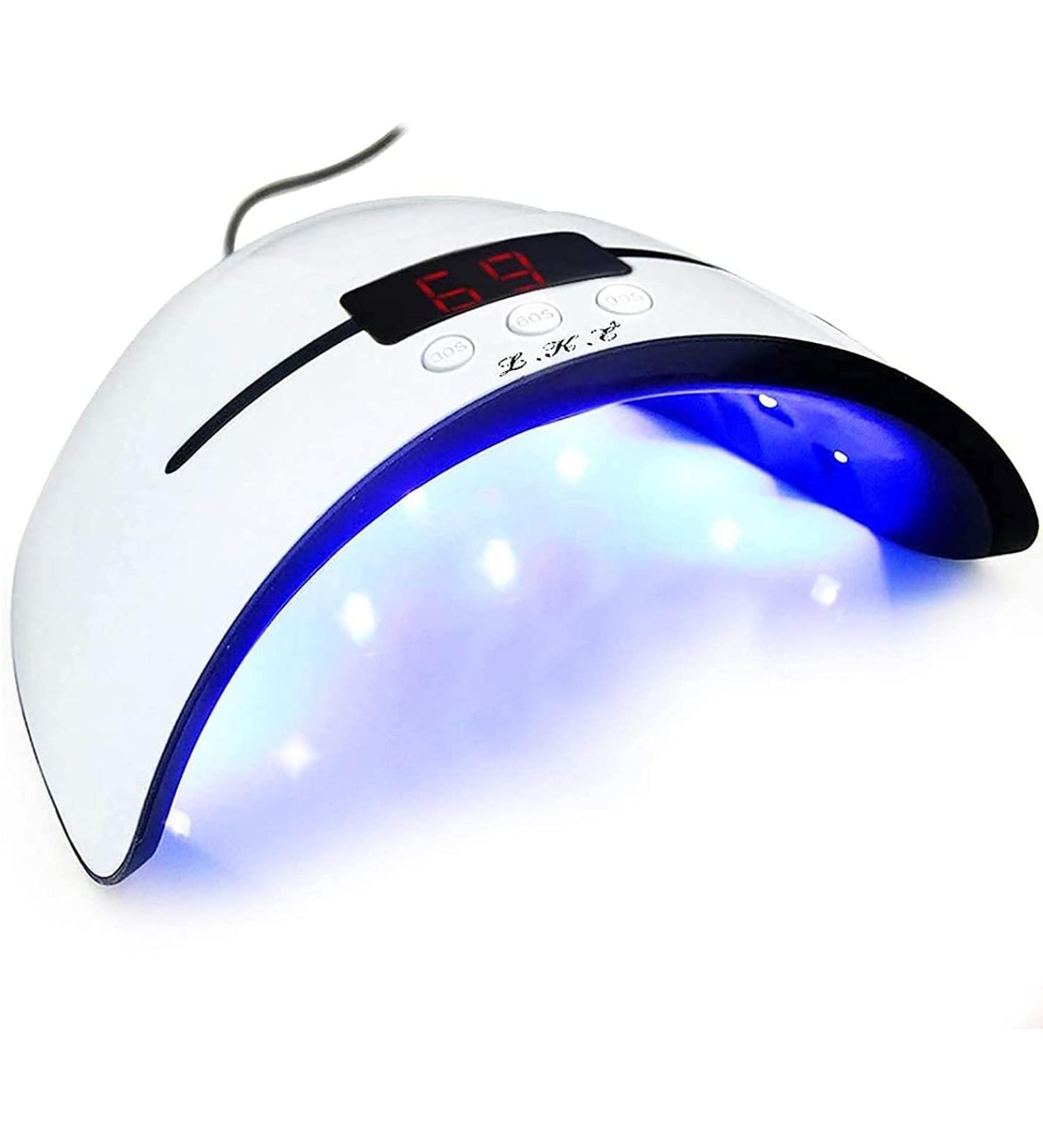 LKE 36W Nail Dryer - LED Nail Lamp with Timing Function LCD Display & Infrared Sensor - SUN X10PLUS White - International Shipping - Buy Online on GoSupps.com