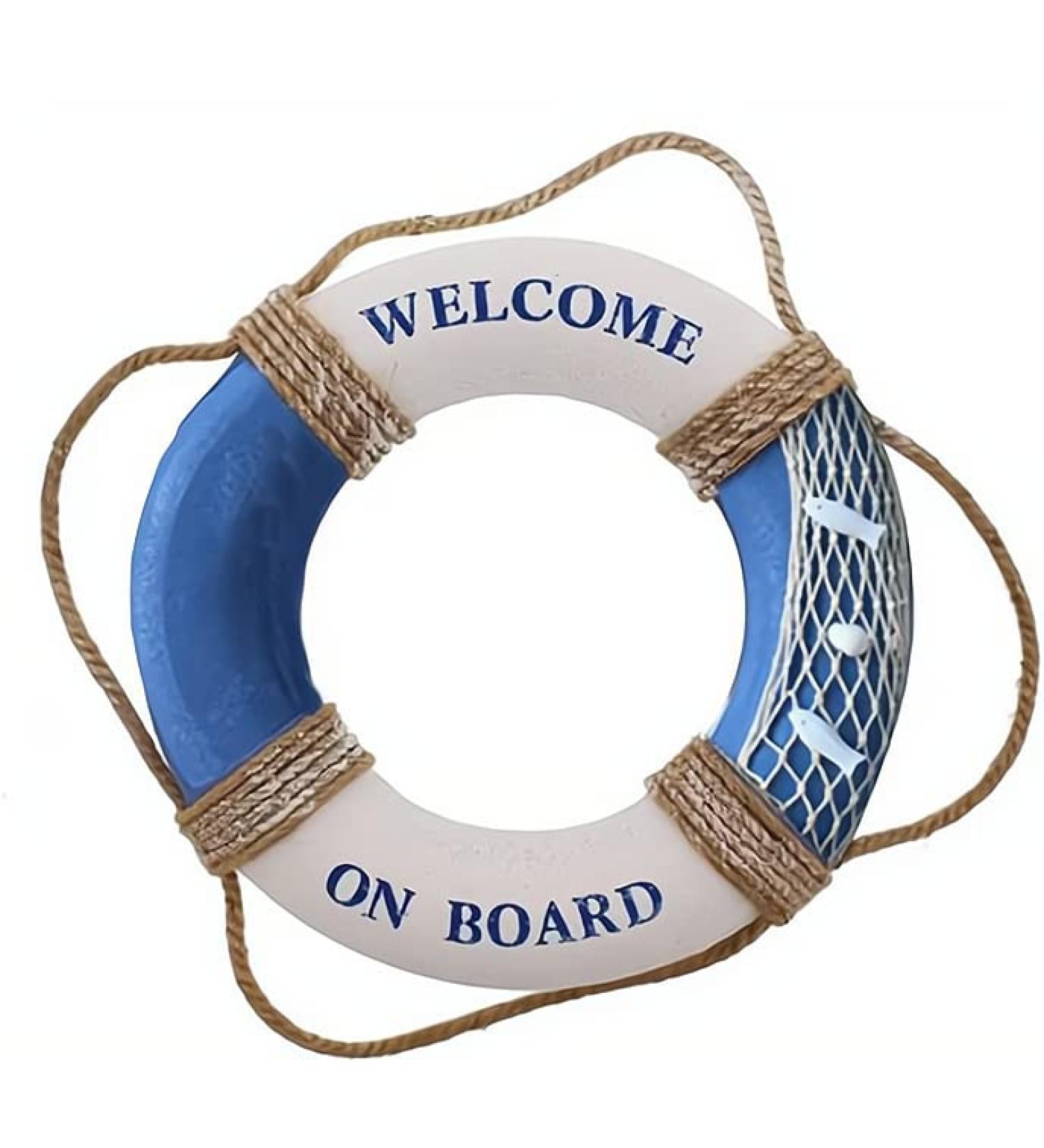 WJIANKPA 20in Pool Safety Ring Foam Lifebuoy - Blue | Wall Decoration Life Ring for Safety and Style - Buy Online on GoSupps.com