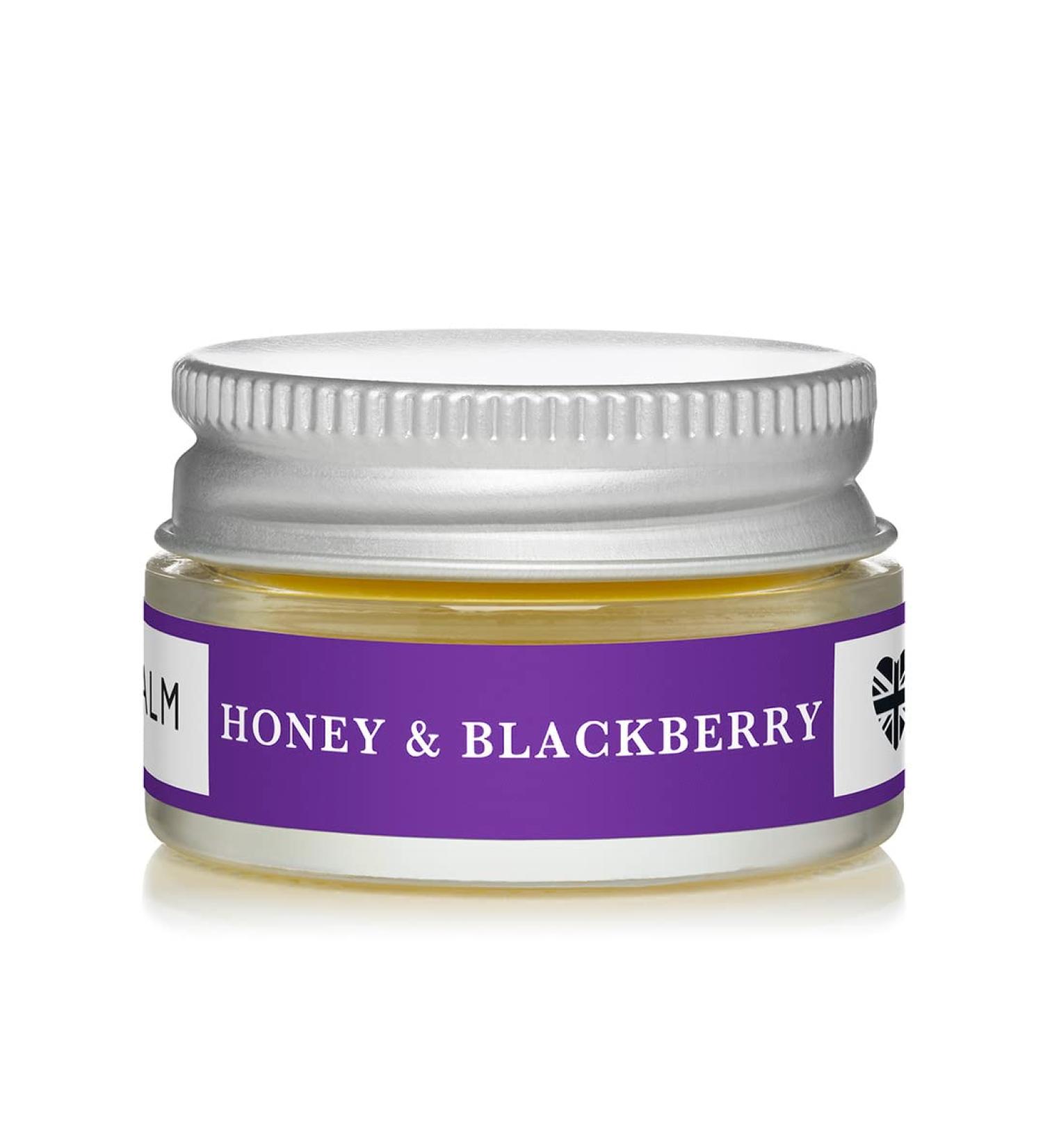 Bee Good 100% Natural Honey & Blackberry Moisturing Lip Balm with British Beeswax and Honey Jar 10g - Buy Online on GoSupps.com