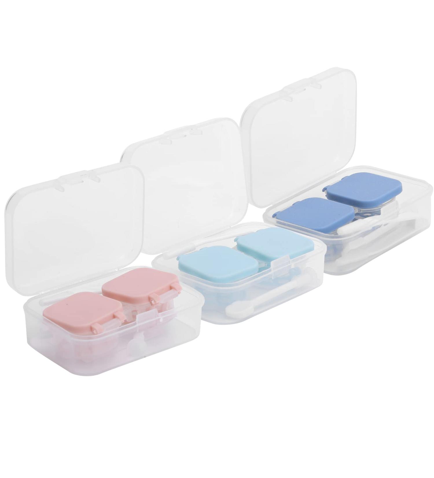 Portable Plastic Contact Lens Container for Travel | Cosmetic Lens Storage Box - Buy Online on GoSupps.com