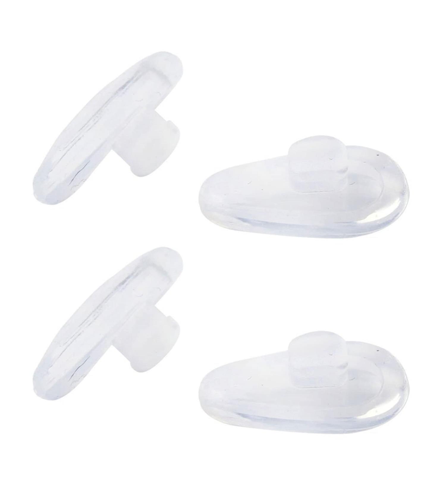 Lodokdre Soft Oval Silicone Nose Pad for Glasses - Transparent 10 Pairs | Comfortable & Durable Eye Glass Accessories - Buy Online on GoSupps.com