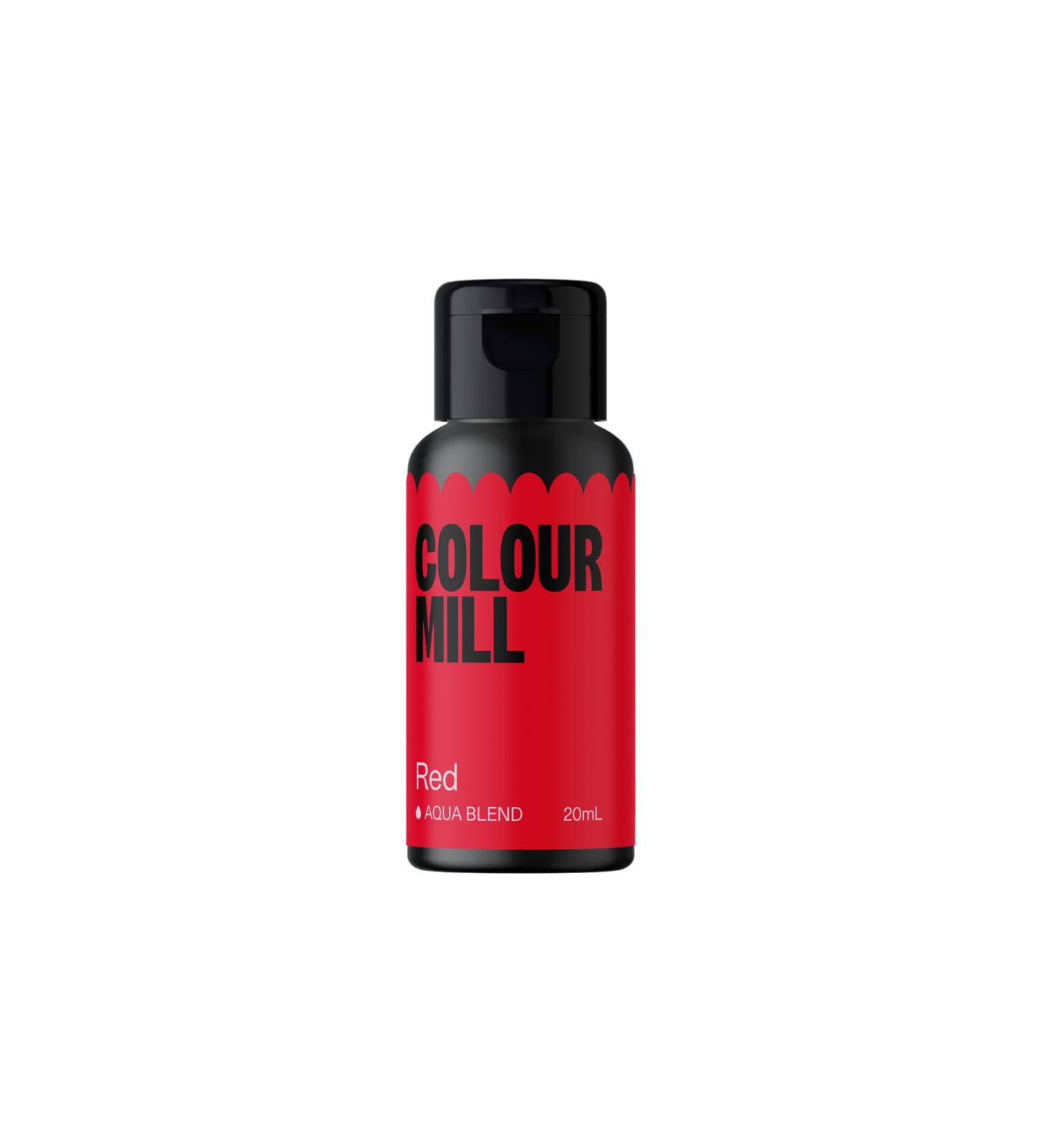 Red - Aqua Based Colouring 20ml - Colour Mill