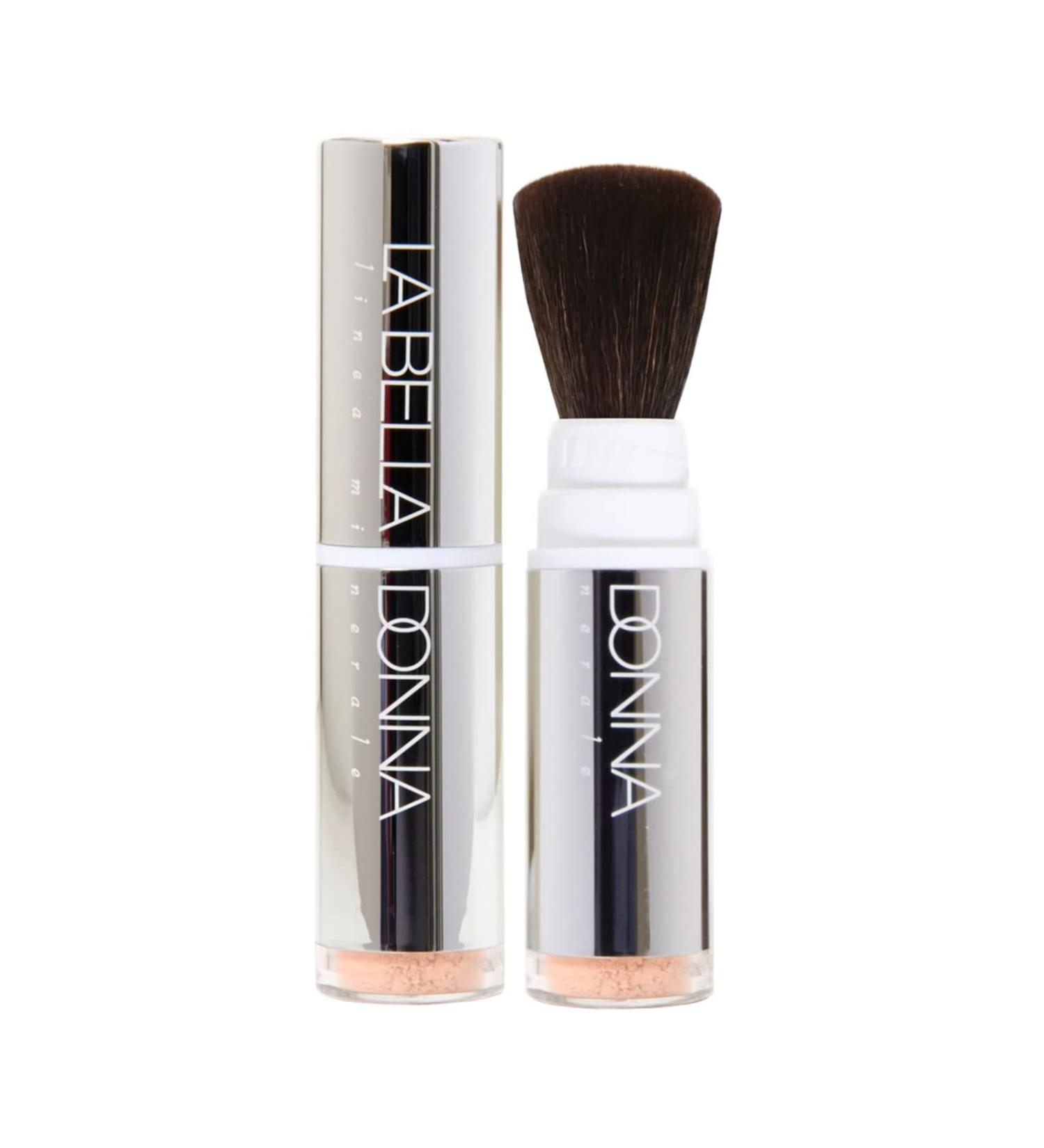 Minerals on the Go: Loose Foundation with Dispensing Brush in Honey - International Shipping Available - Buy Online on GoSupps.com