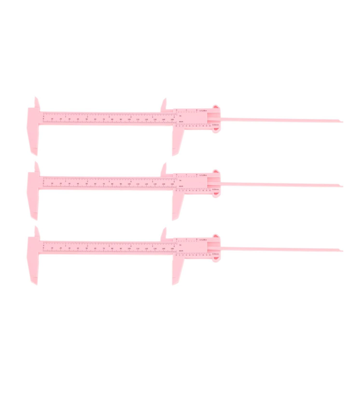 Microblading Ruler Smooth Surface Brow Mapping Ruler Precise Positioning Clear Scale Independent Using for Beauty Salon (Pink) - Buy Online on GoSupps.com