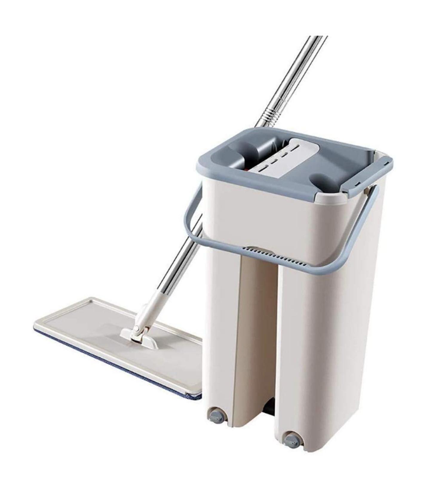 Mop Bucket Cleaning Kit. Easy to Use Easy to Dry Not Dirty Hands Large Area Mop Stainless Steel Handle 360 Flexible Swivel HEA Vision - Buy Online on GoSupps.com