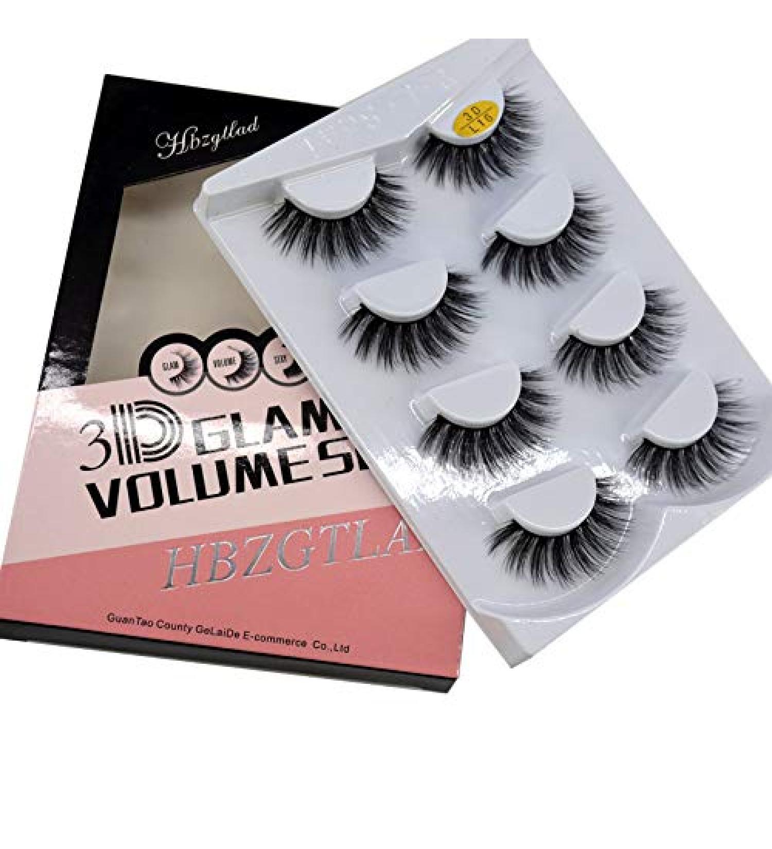 3D Mink Eyelashes - Handmade, Reusable, Natural False Lashes | Popular Extension Mink Lashes for Makeup - L16 - Buy Online on GoSupps.com