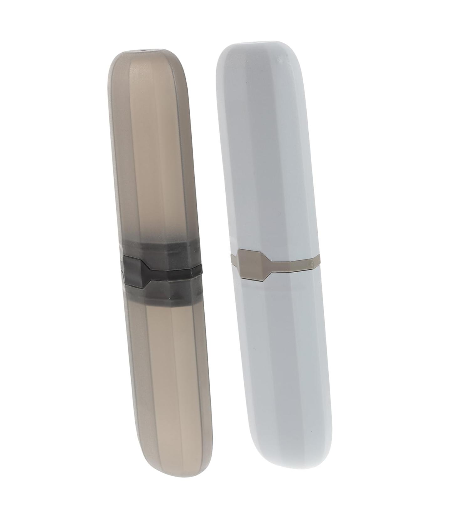 Hapinary Prosthesis Brush Cover & Toothbrush Holder - Travel Storage Box for Dentures & Electric Brushes - Buy Online on GoSupps.com
