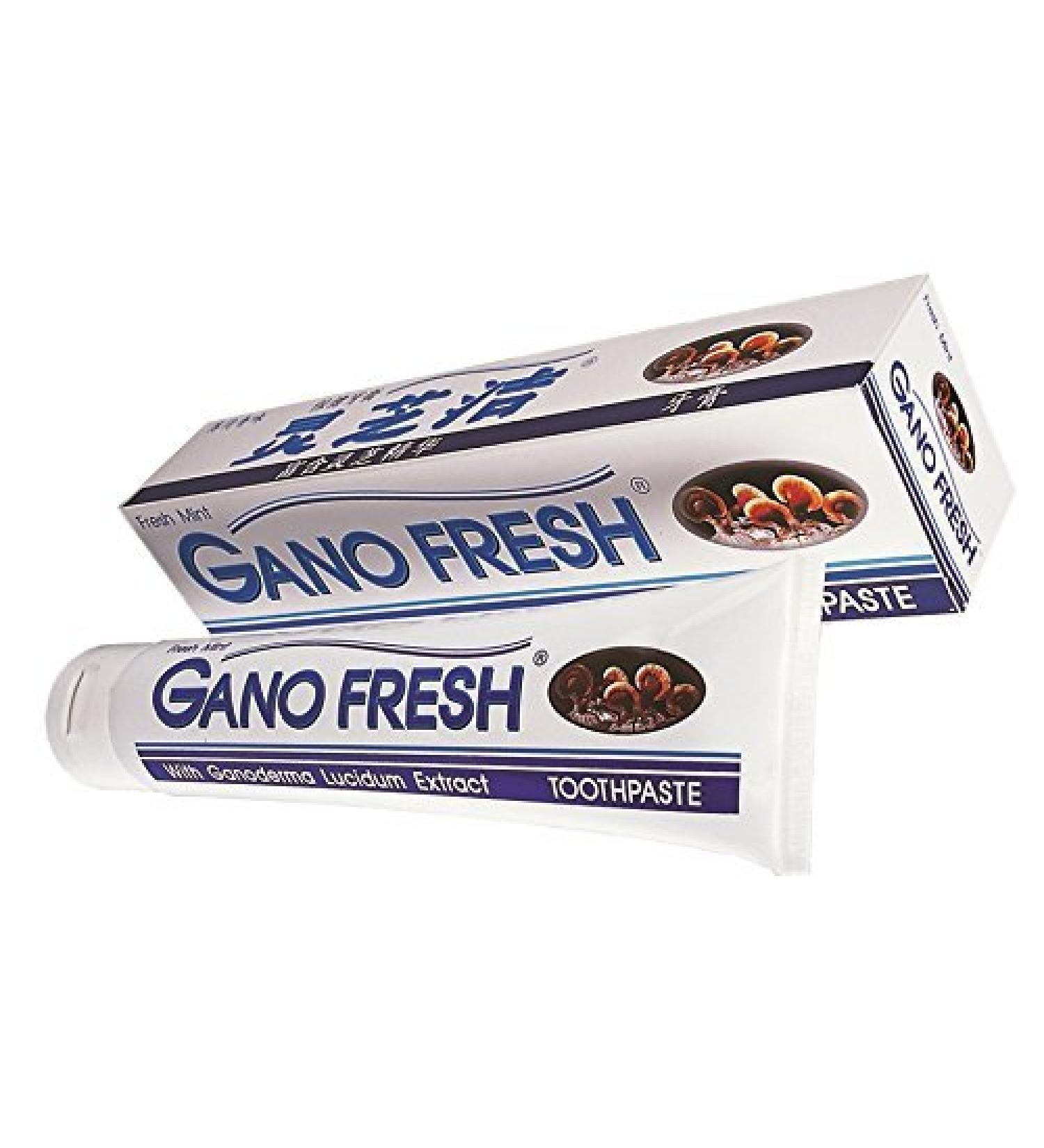 2 Boxes Gano Fresh Toothphaste with Ganoderma Lucidum Extract by Gano Excel
