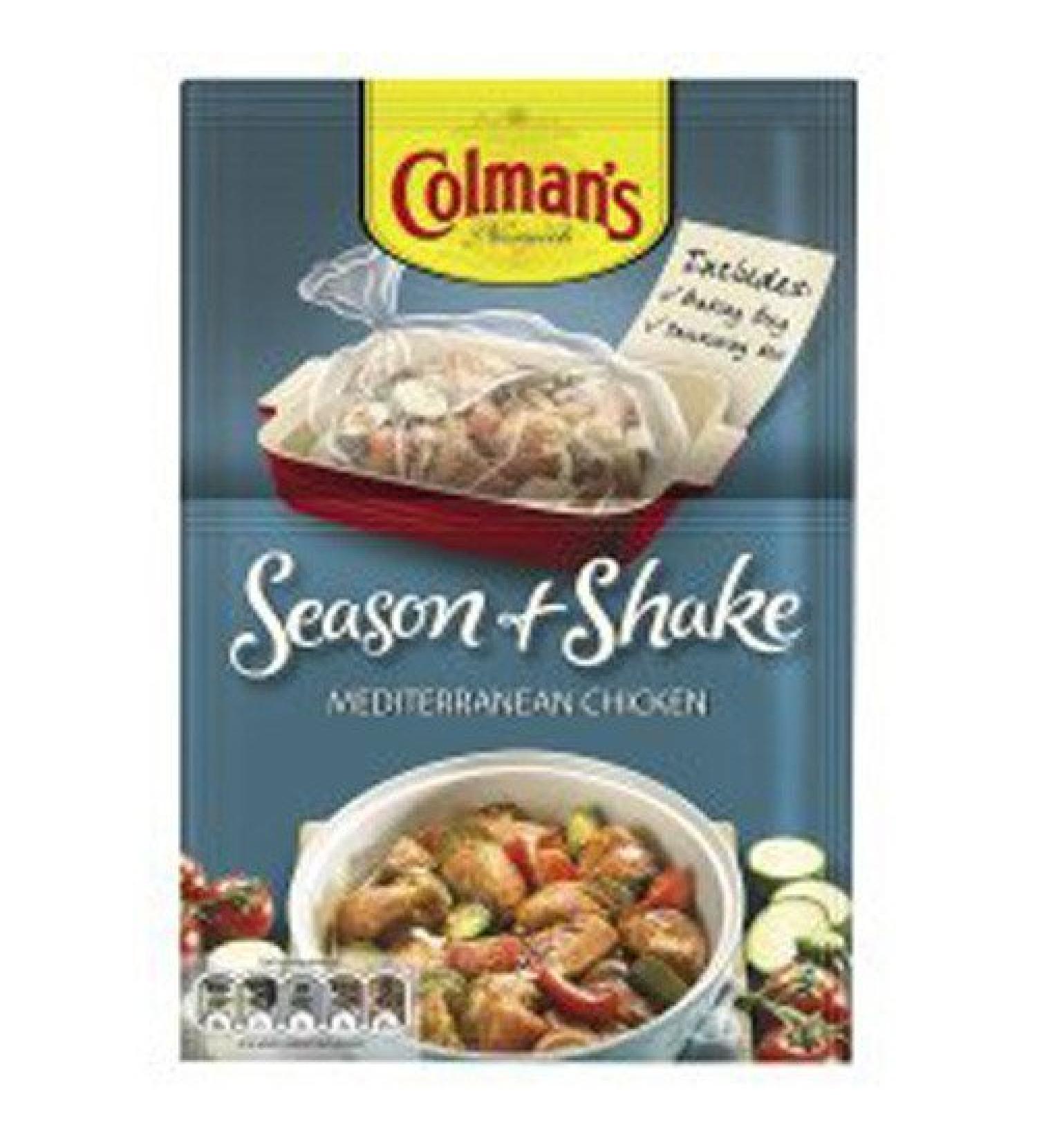 Colman's Colmans Season And Shake Mediterranean Chicken 33g