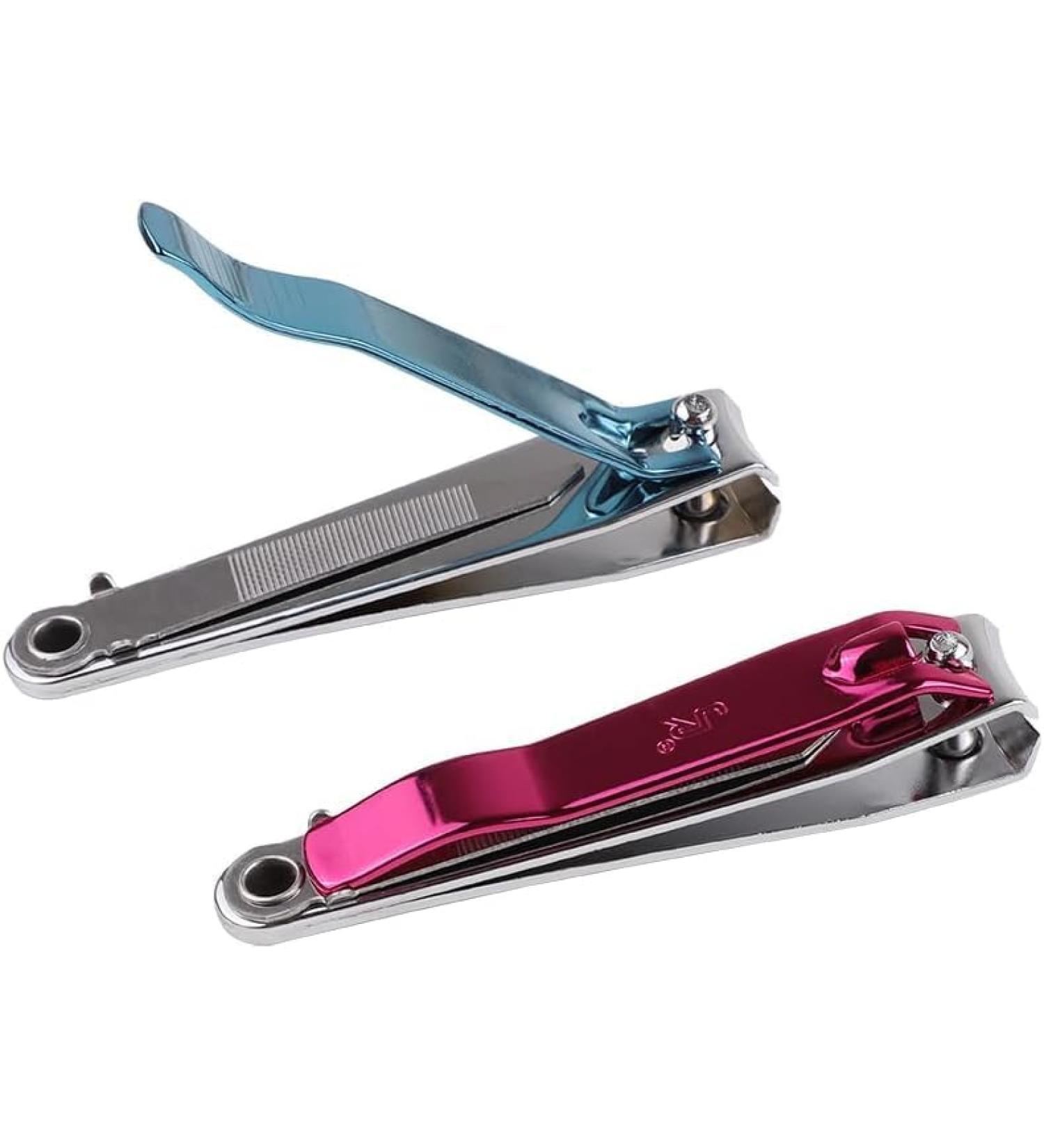 Nail Clipper for Toe Nails Heavy Duty Professional Quality Thick Toe Nail Clipper (Pink) - Buy Online on GoSupps.com