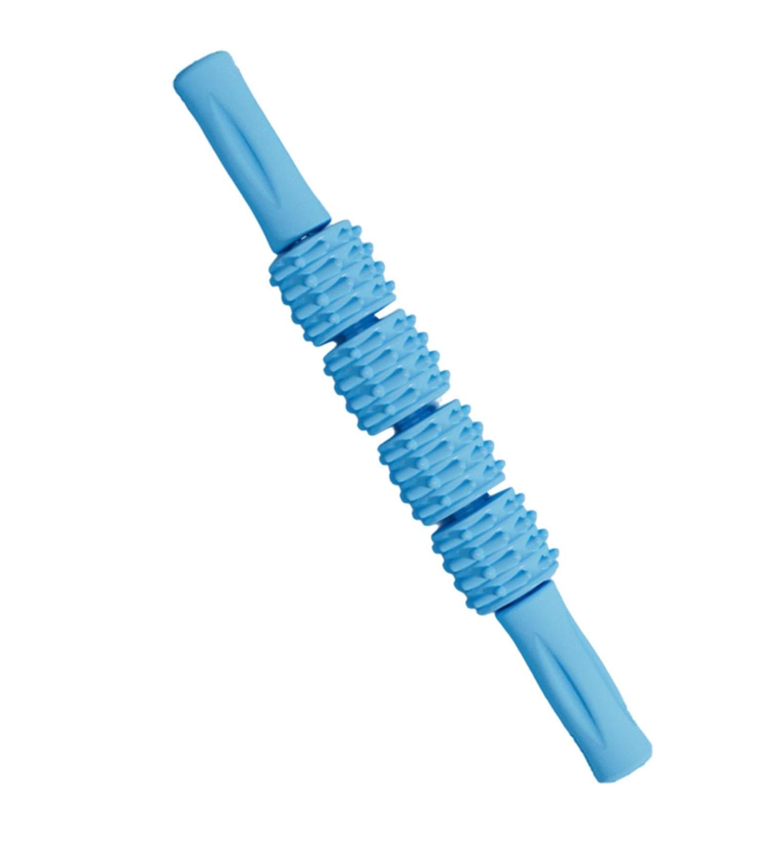 Buy Muscle Roller for Legs - Lightweight Trigger Point Massage Roller for Cramps & Back Pain Relief - Blue - Buy Online on GoSupps.com