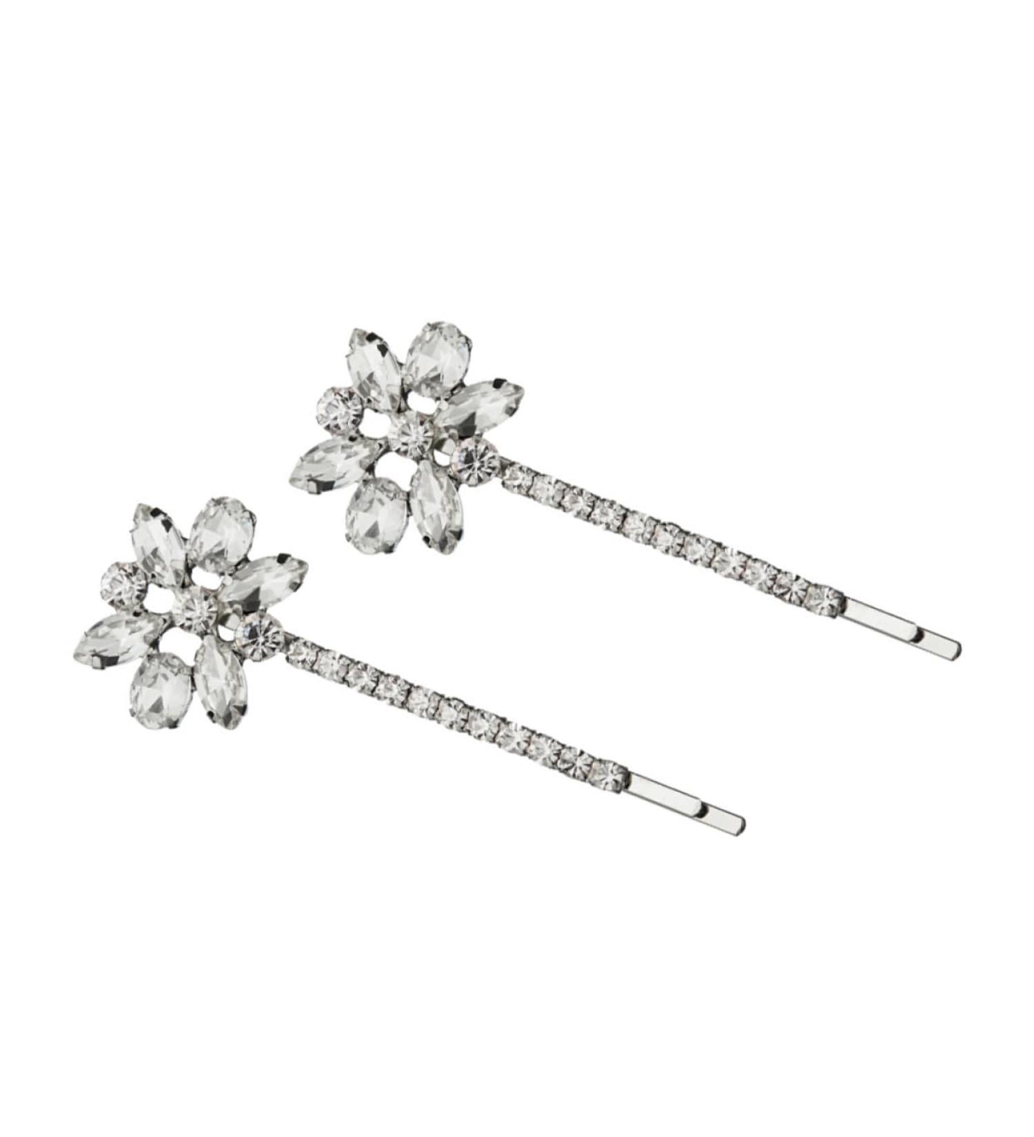 Ipetboom Barrettes for Girls Tropical Headdress Trendy Hair Clips Goody Hair Clips for Women Metal Hair Clips Environmental Hair Accessories Crystal Decor Headgear Women's Korean Version - Buy Online on GoSupps.com